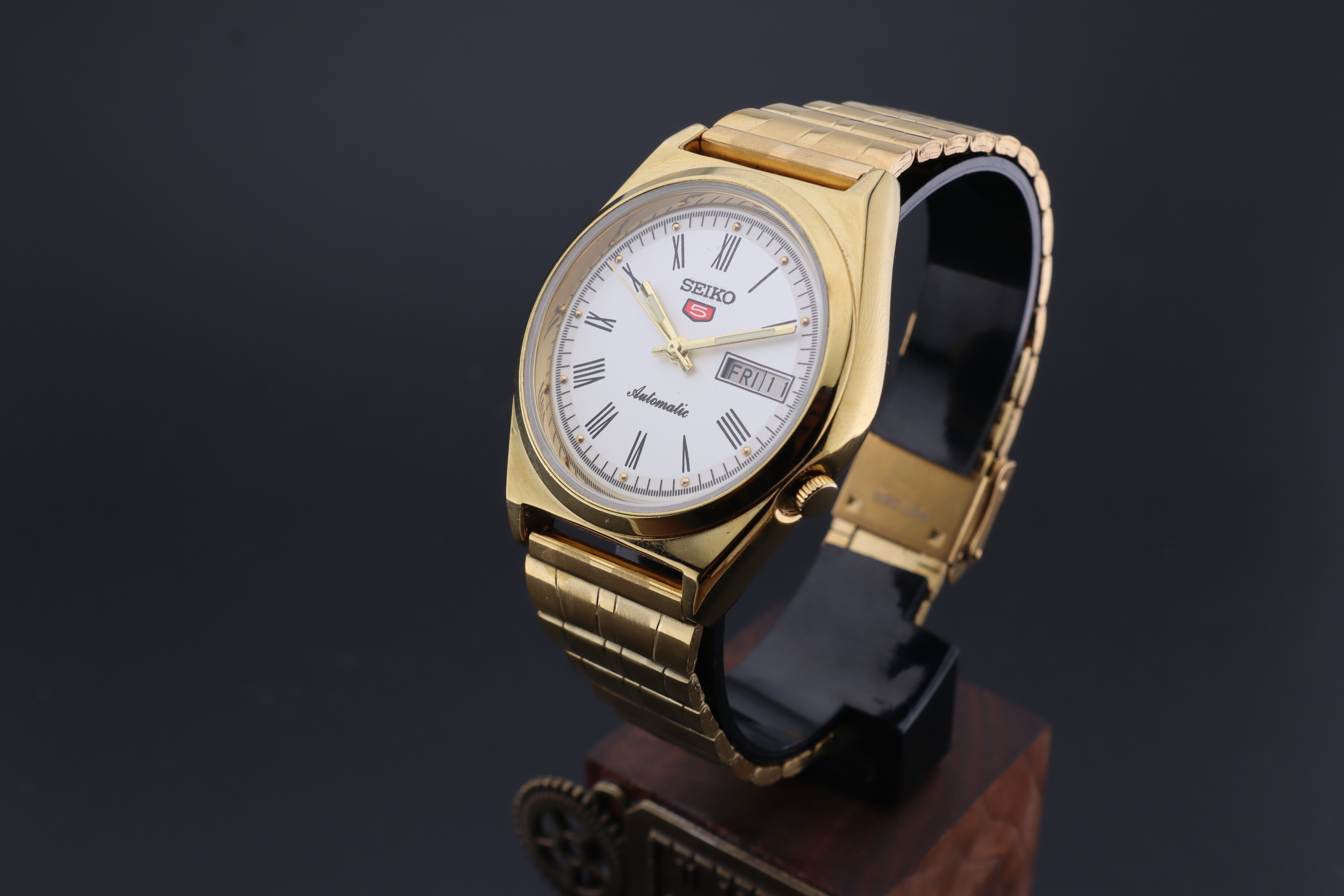 Vintage Seiko 5 Automatic 6309A Men's  Watch D&D- Japan Made - photo 3