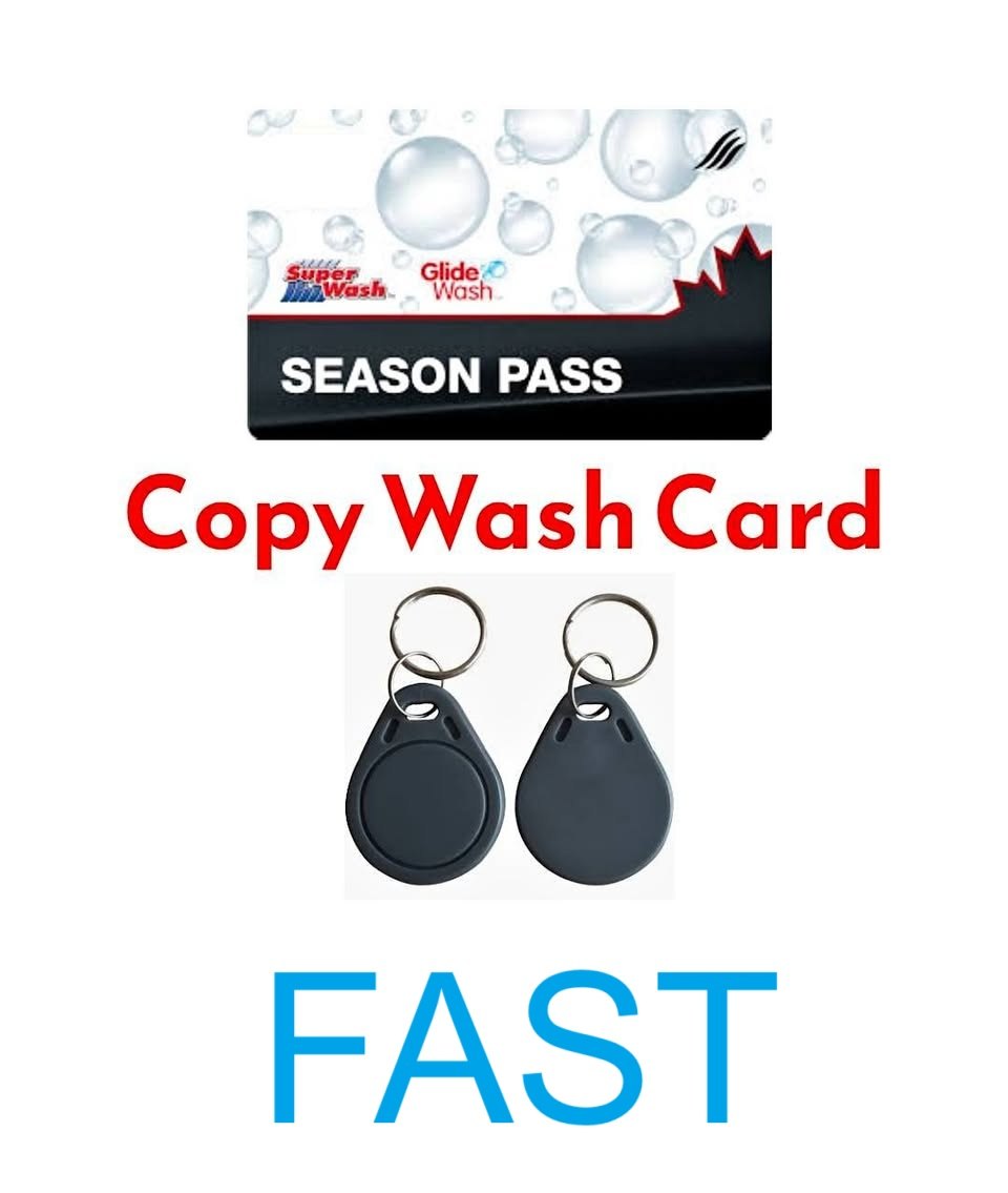 Car Wash Card Copy FOB Card FAST