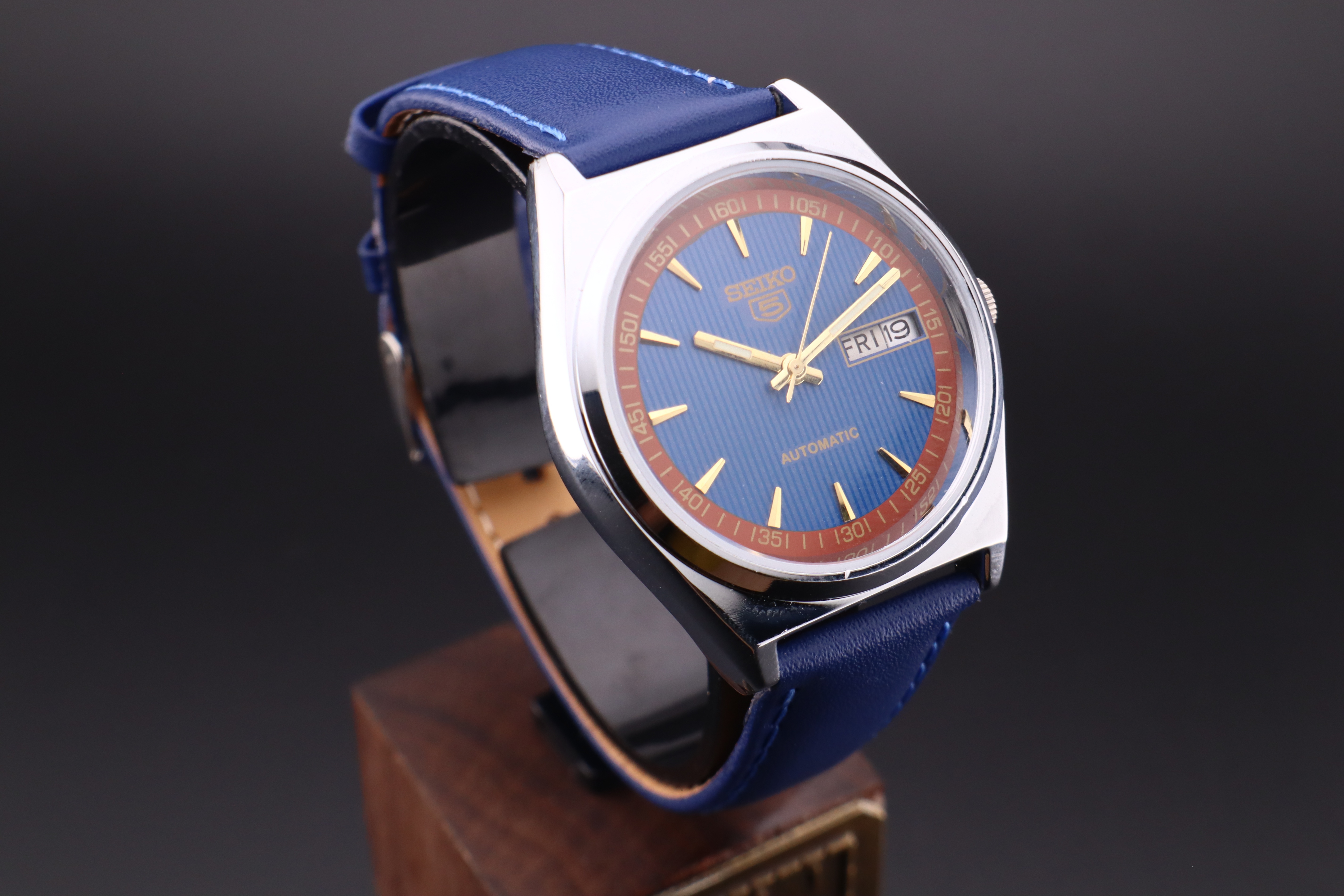 Vintage Seiko 5 Automatic 6309A Men's  Watch D&D- Japan Made