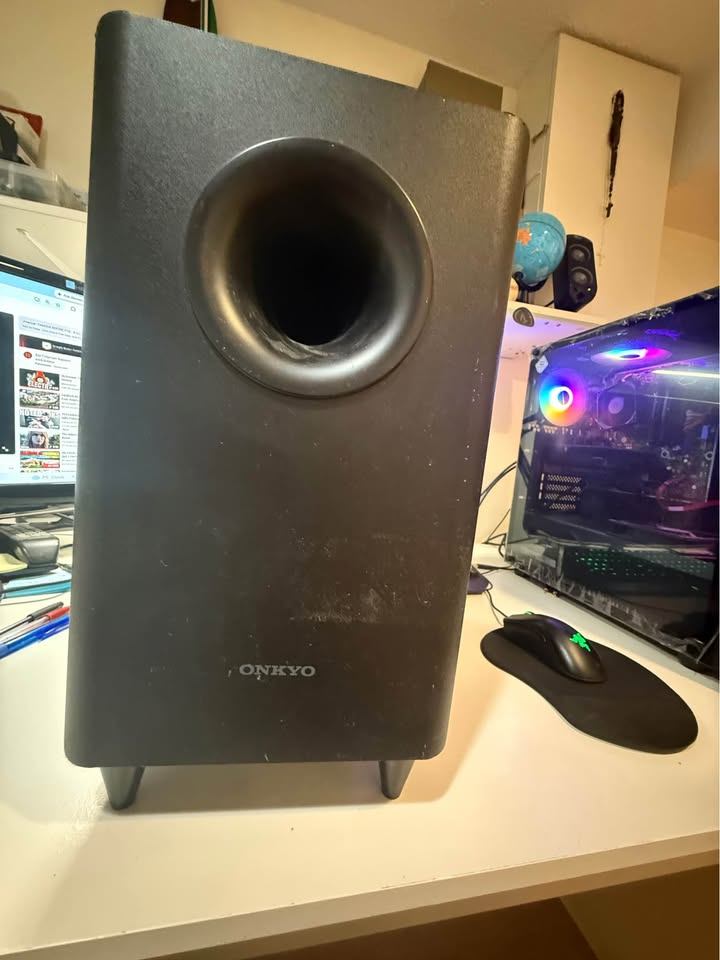 Subwoofer Onkyo SKW-395 Speaker single Box