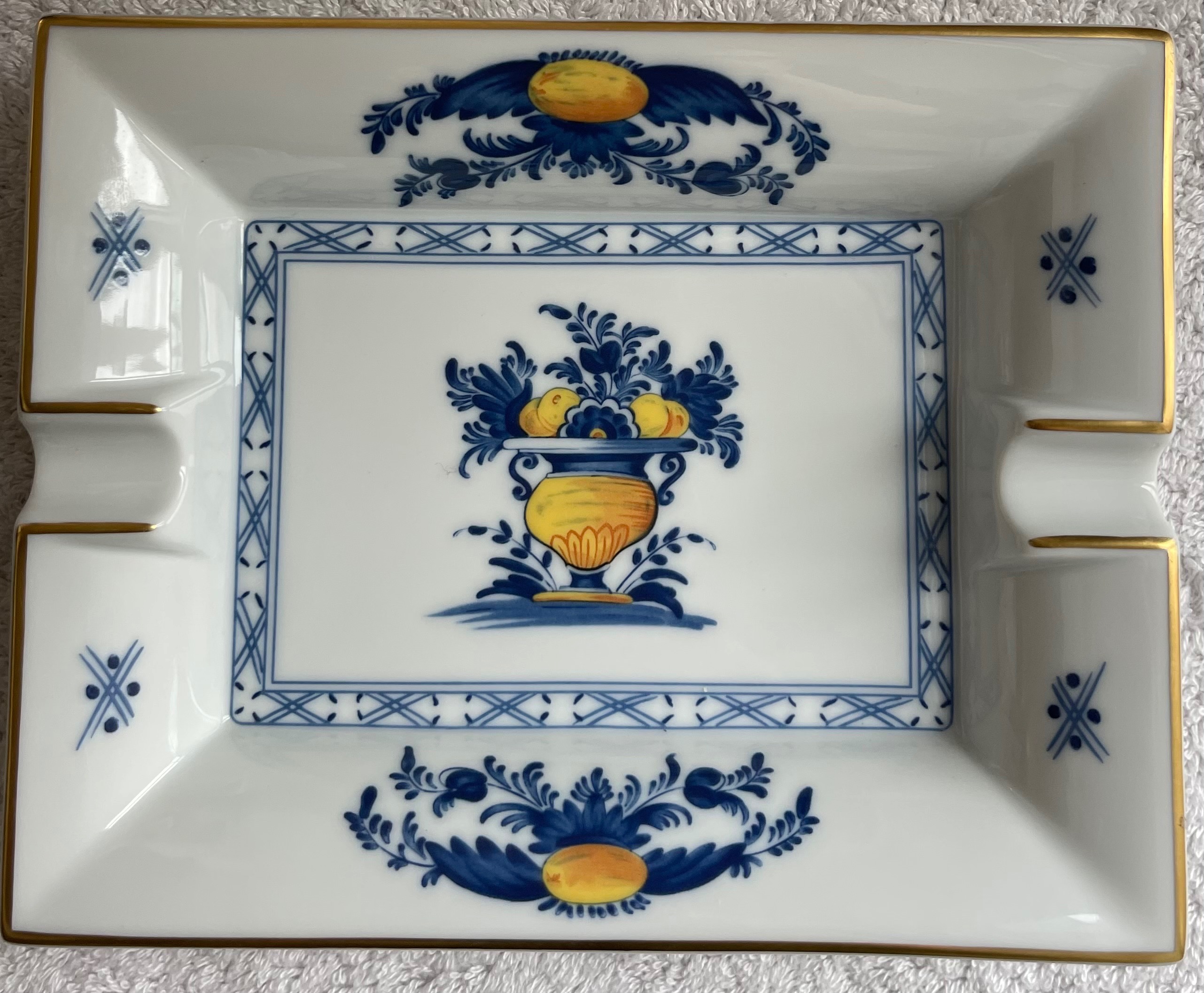Mint Vista Alegre Portugal Large Porcelain Tray/Ashtray