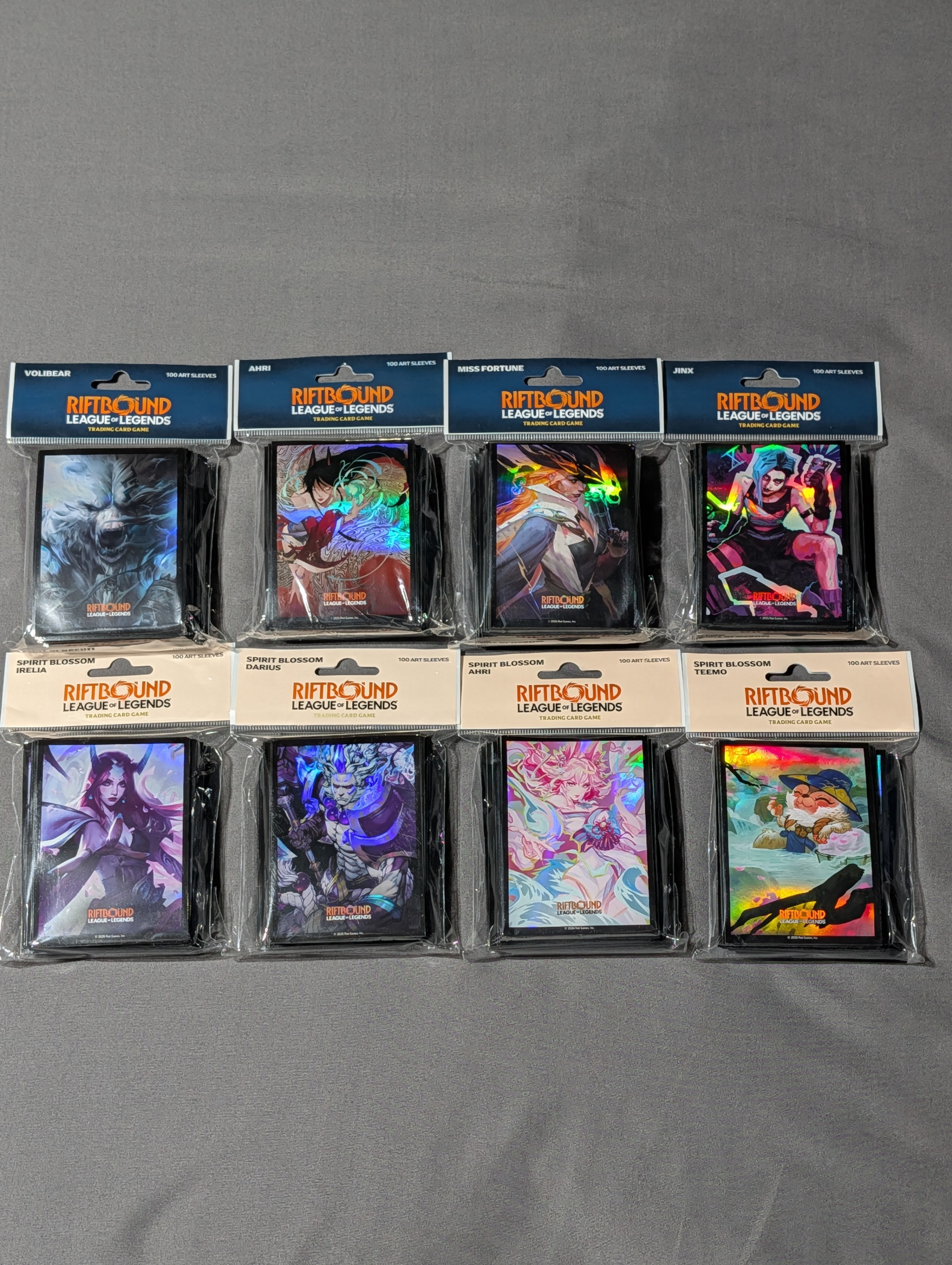 Riftbound Card Sleeves 8 Sets
