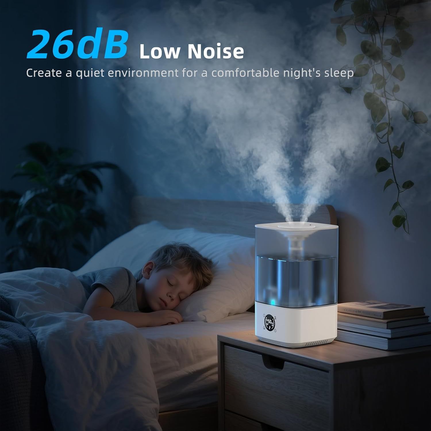Large Capacity Humidifier - 6L Tank, Ultra-fine Mist, Low Noise - photo 2