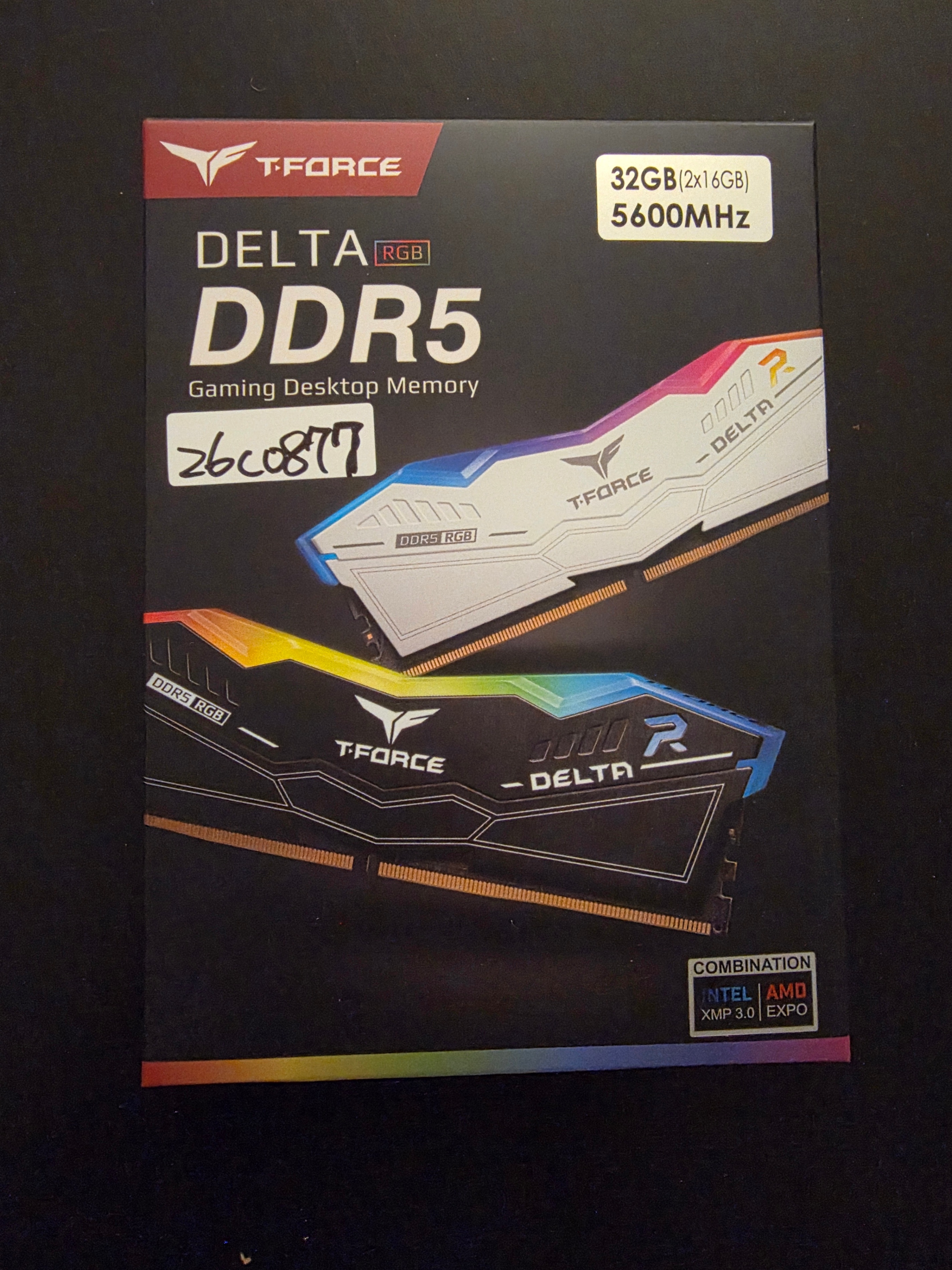 Brand New Sealed: Teamgroup T-Force Delta DDR5 32GB RAM 5600MHz