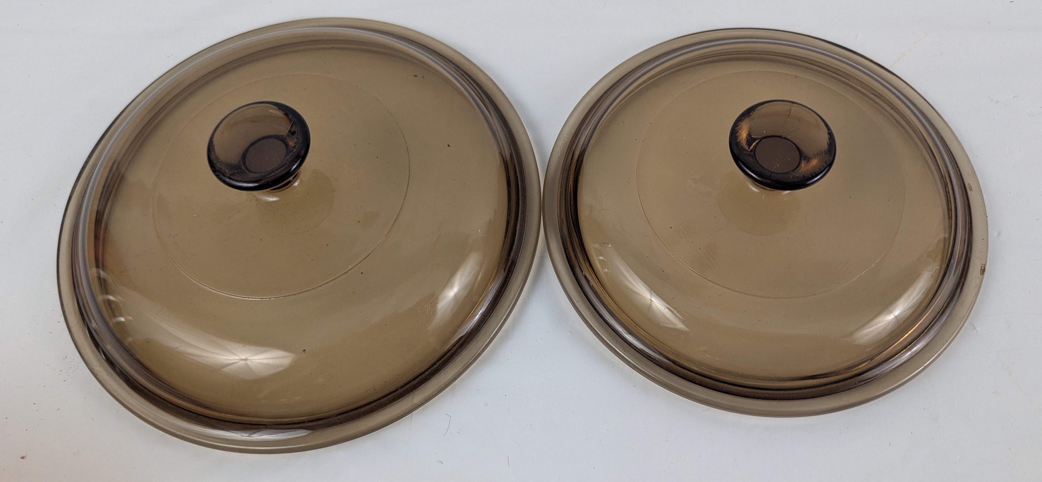 4-Pc Pots Visions Cookware Set Corning Ware Amber Glass 1.5L, 1L - photo 4