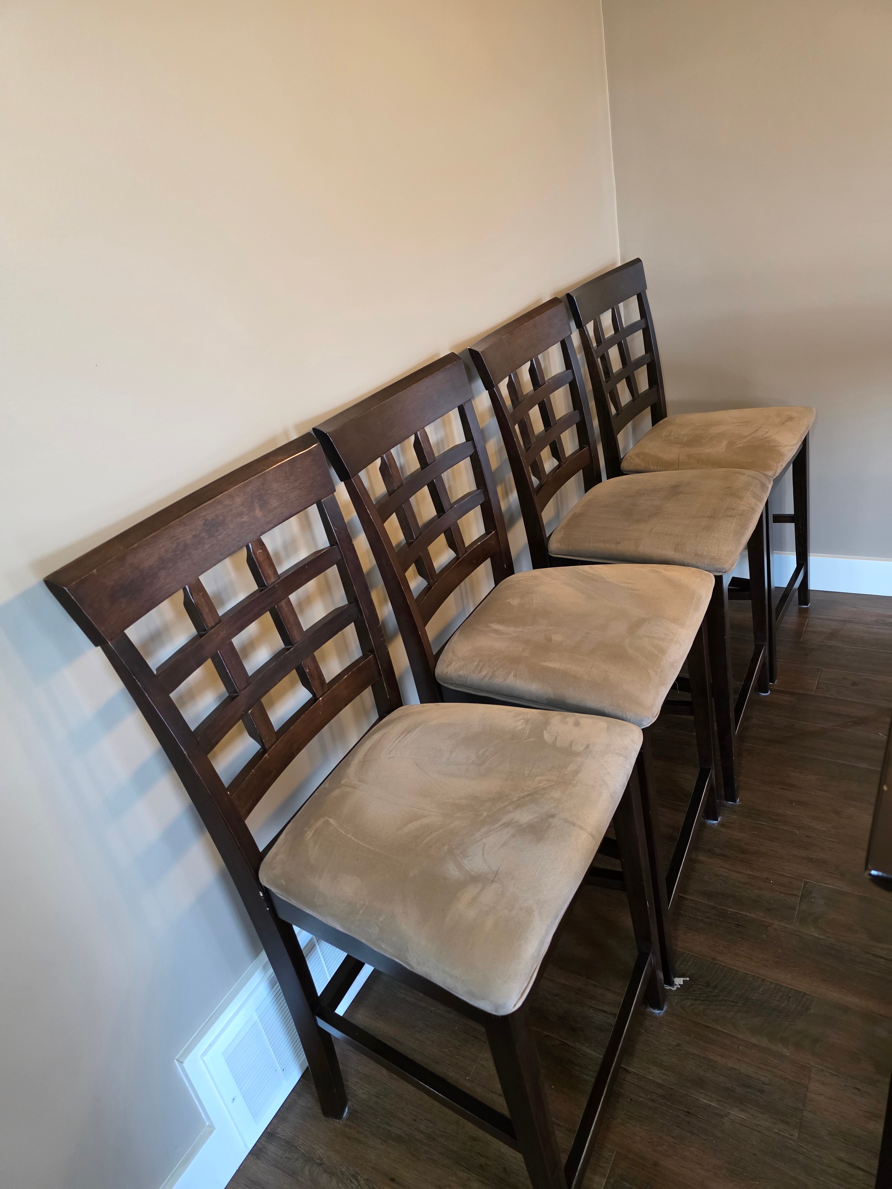 ✨ Espresso Brown Counter + 8 bar Dining Chairs / Bar Stools ✨ - photo 5