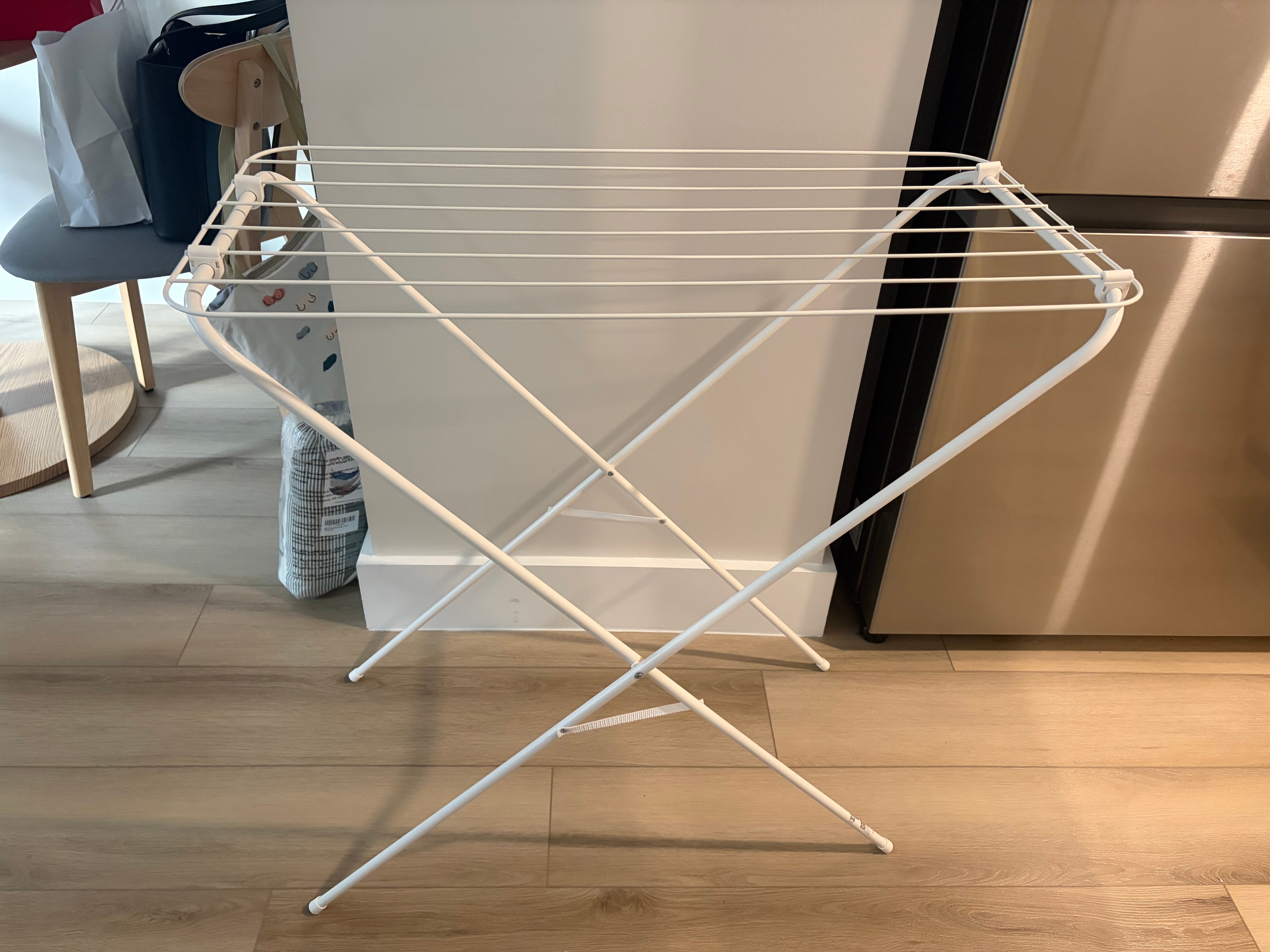Drying rack, indoor/outdoor, white