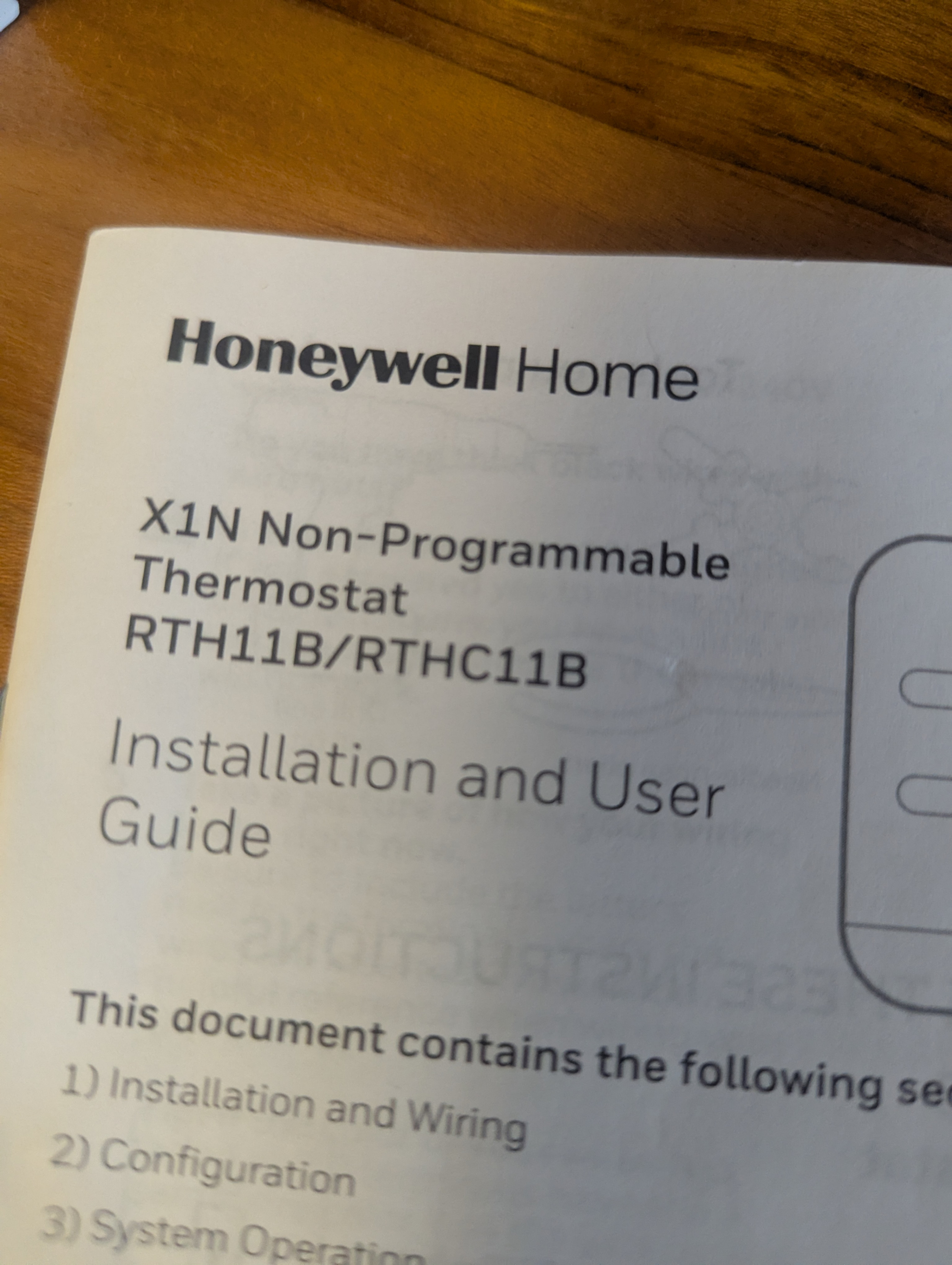 Honeywell X1N Thermostat - photo 3