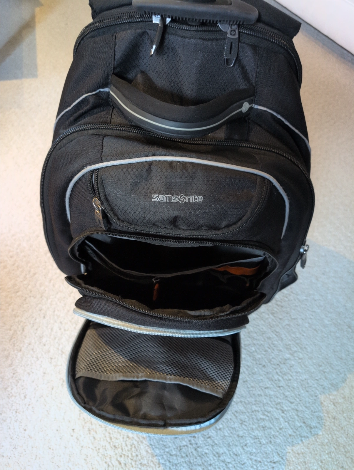 Samsonite school or travel carry on with backpack straps - photo 4