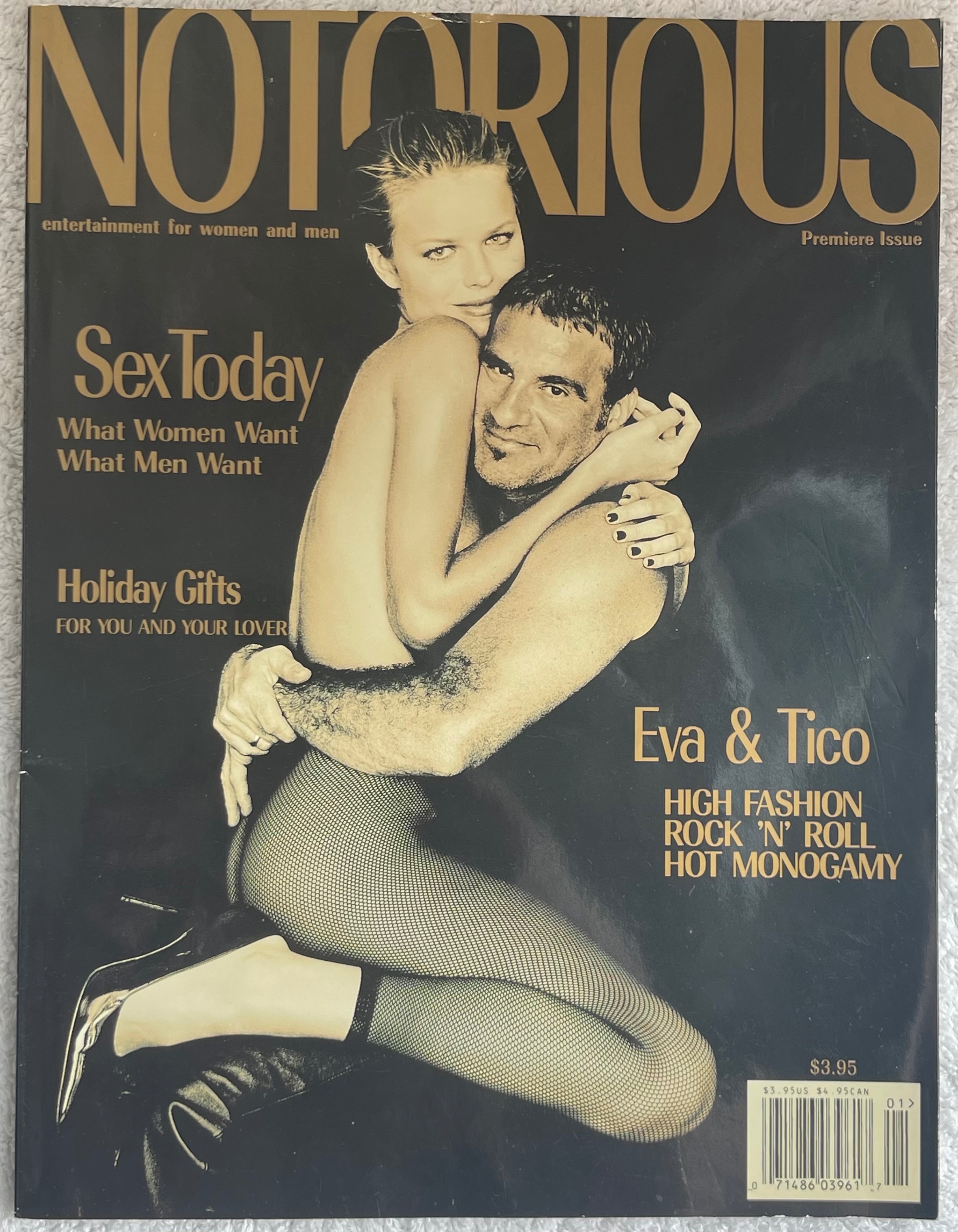 Vintage 1997 Notorious Magazine Premiere Issue