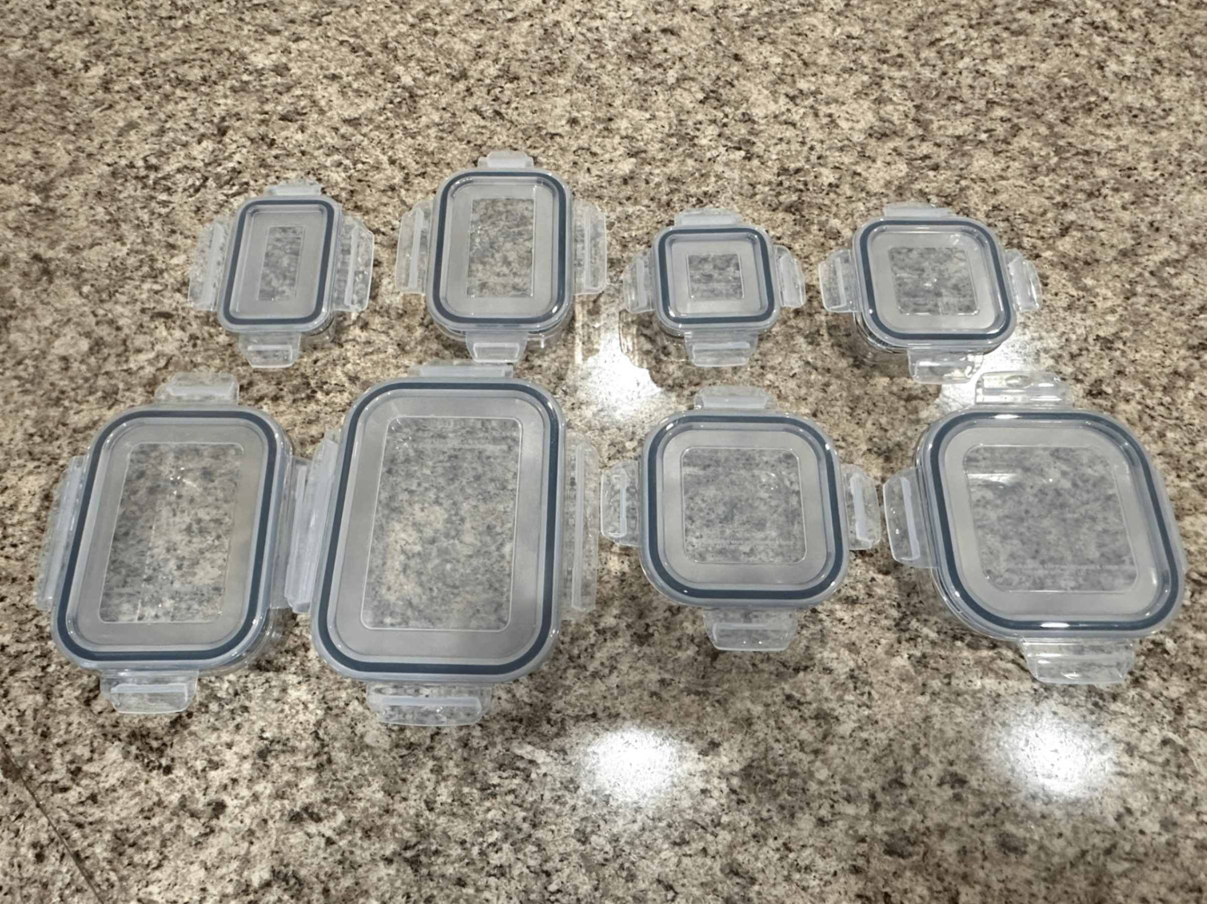 8 Pack Glass Container Food Storage - photo 3