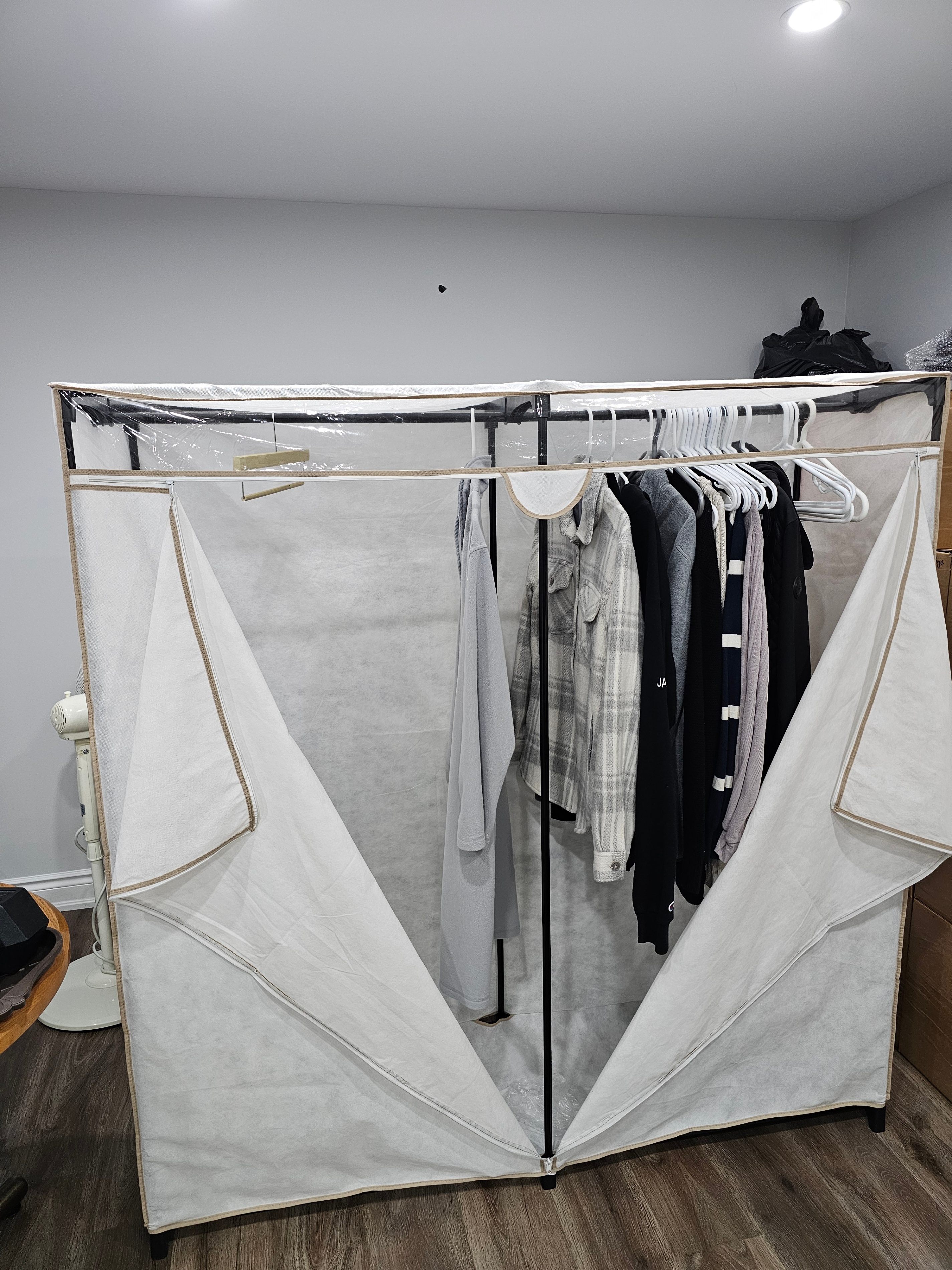 Portable Clothes Wardrobe with Cover