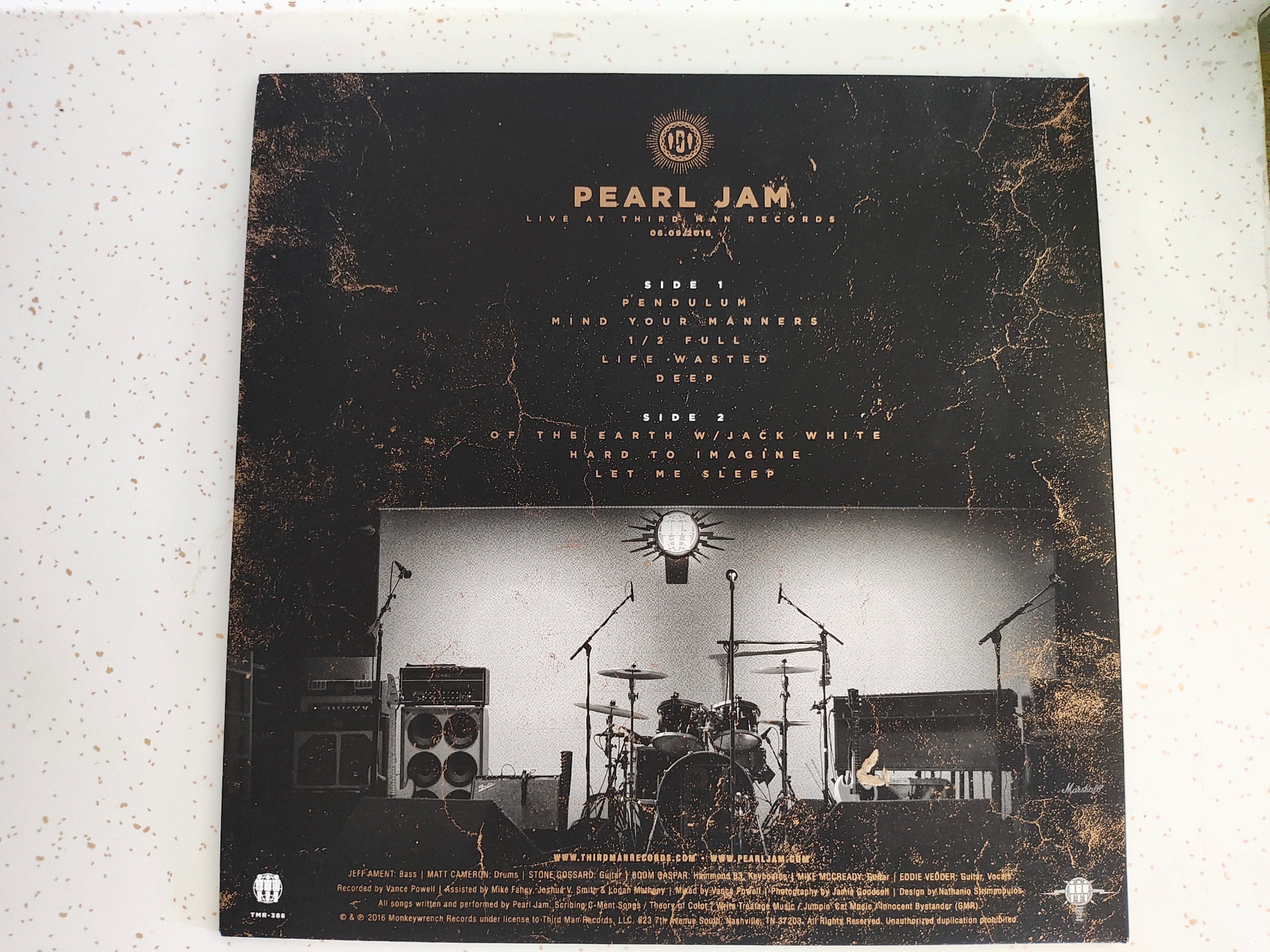 Pearl Jam - Live At Third Man Records (incldes) Eddie Vedder 7" - photo 2