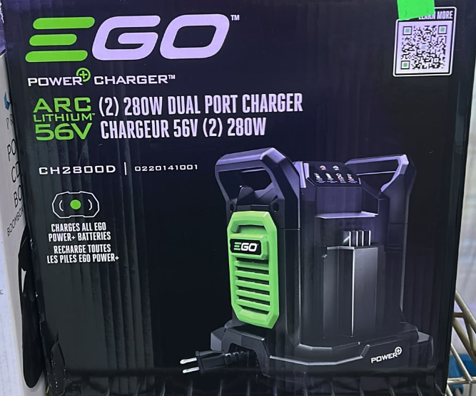Brand New EGO Power+ 56V CH2800D Dual Port Charger