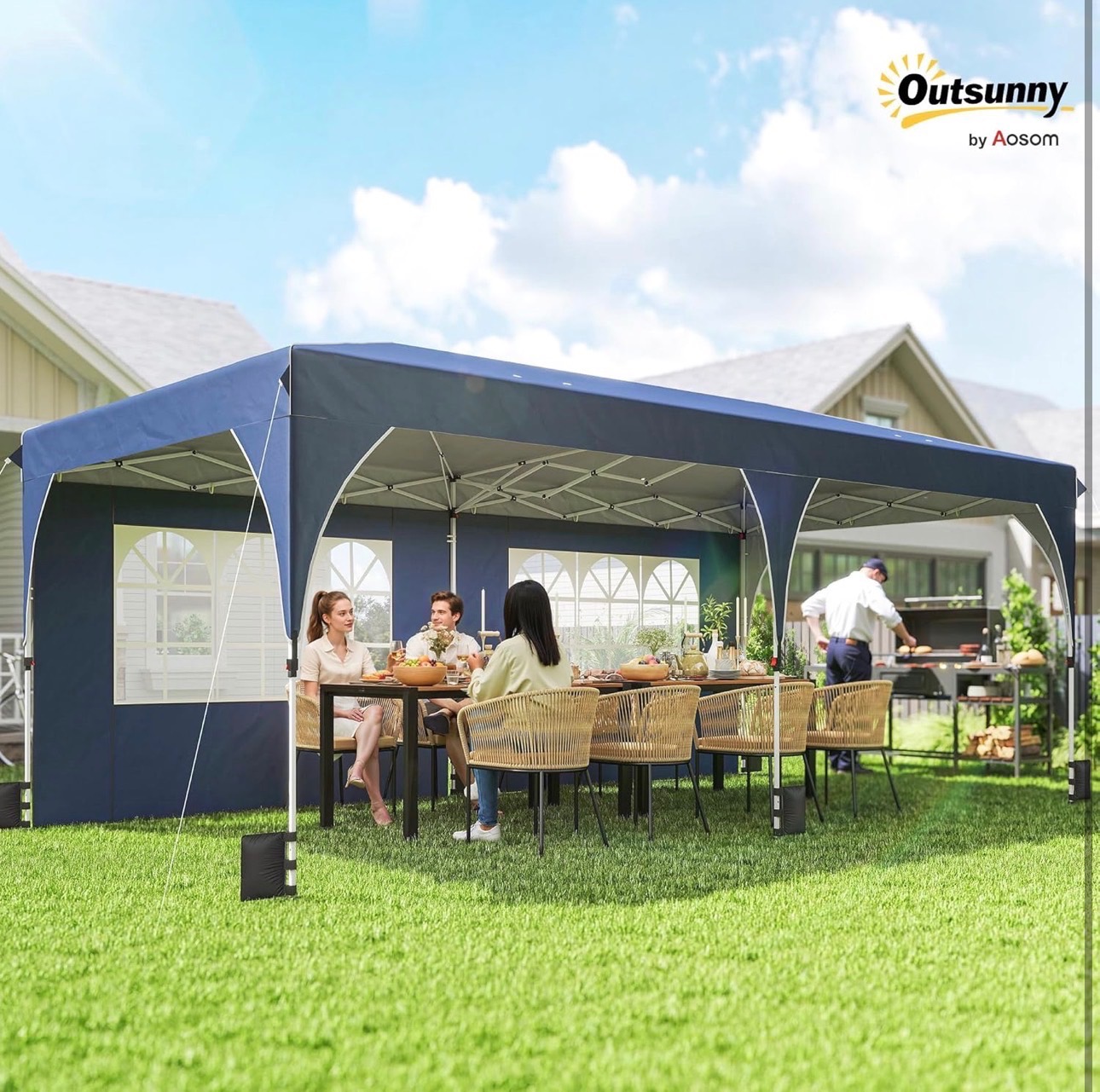 READ: 10x20ft Canopy Tent UPF 50+ Central Lock Instant Outdoor