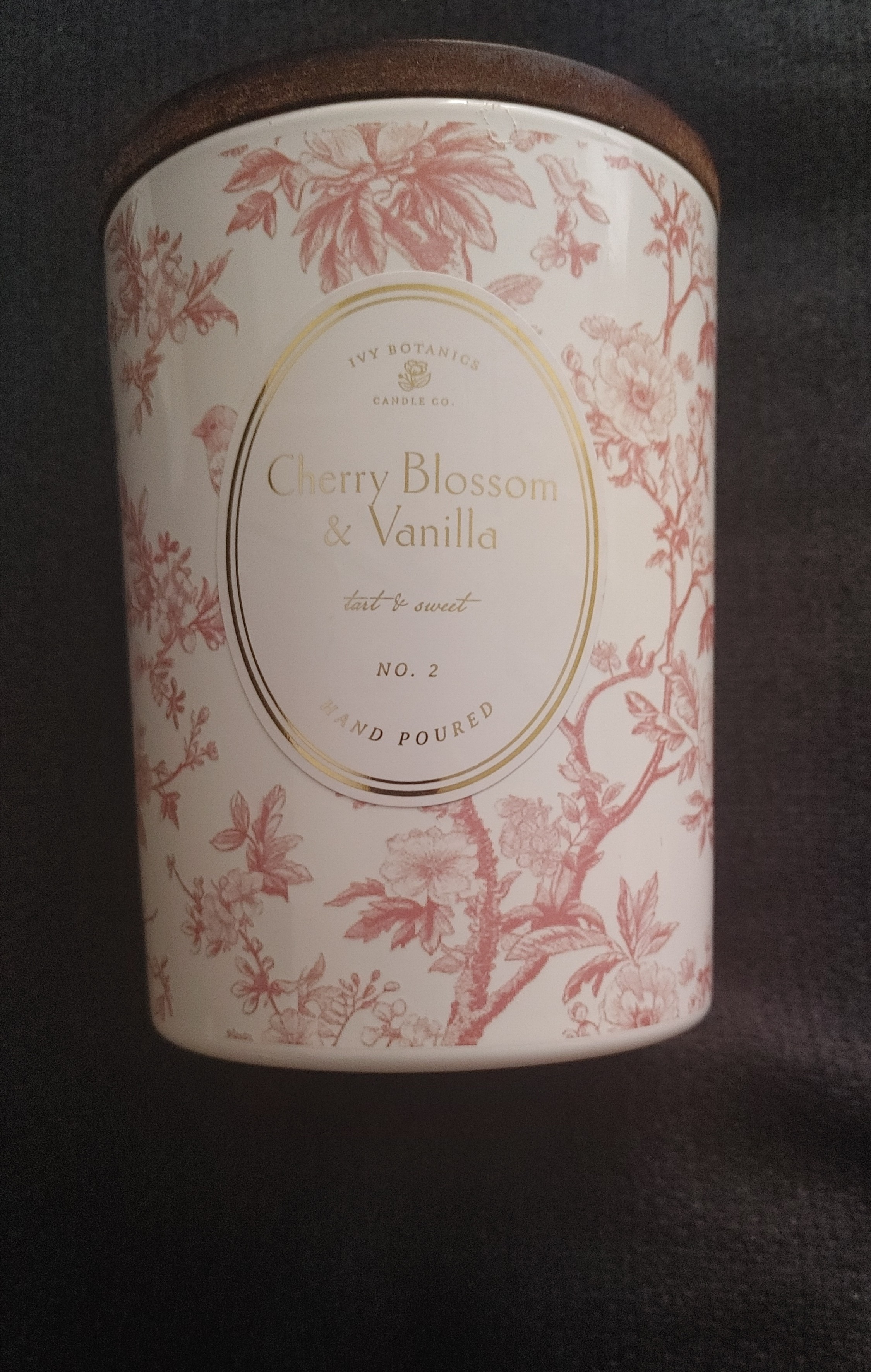 Cherry Blossom & Vanilla candle