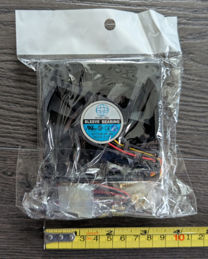 [New, sealed] 80mm computer fan (internal)
