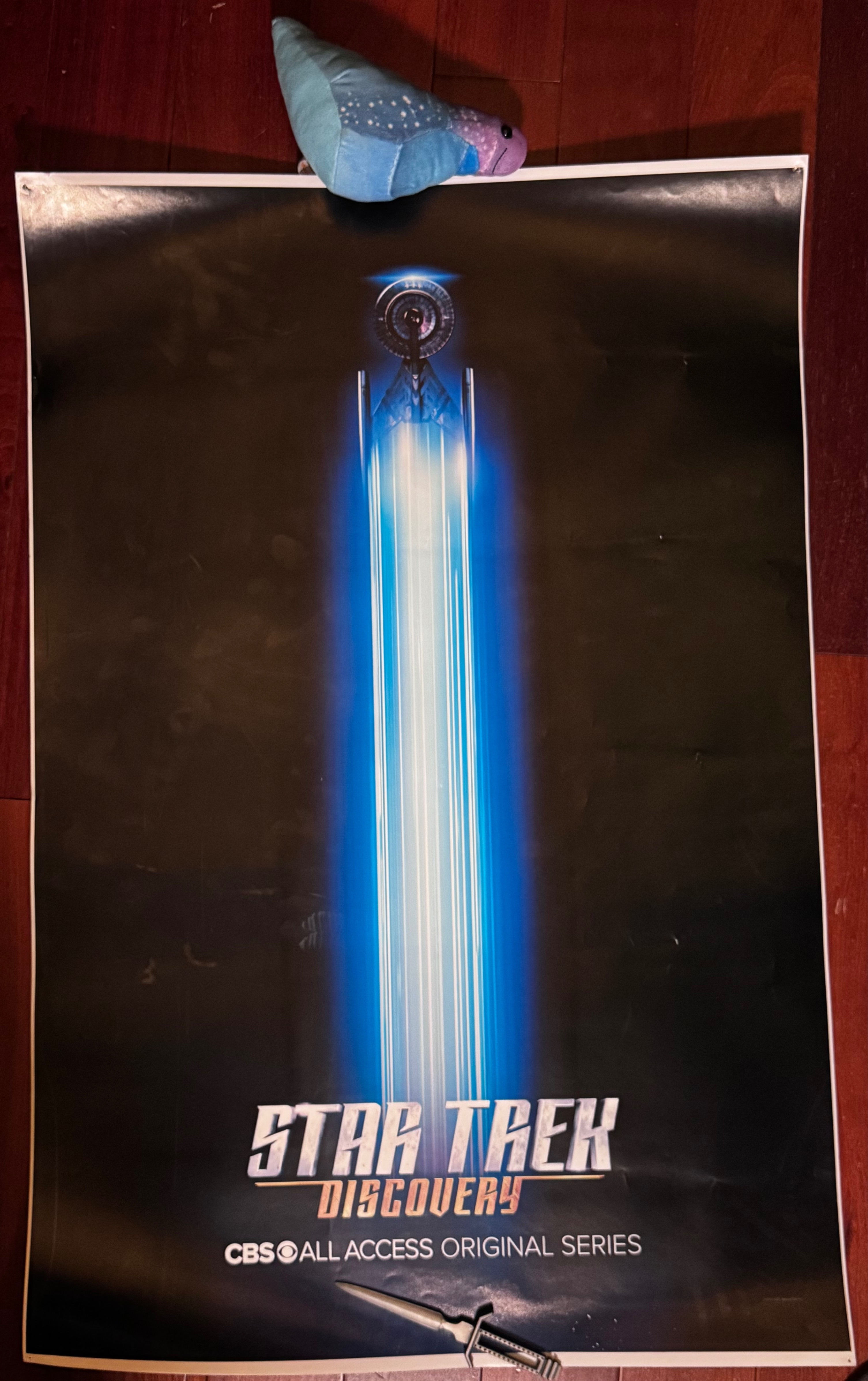 Star Trek USS Discovery Poster Printed By Show's Art Department