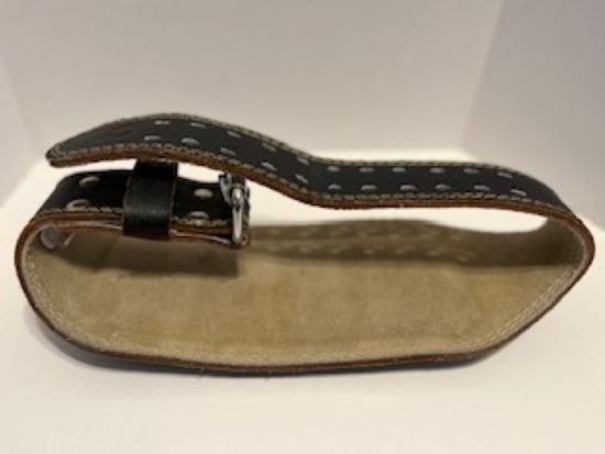Harbinger, Black Weight Lifting Leather Belt 6”,  Size Medium - photo 2