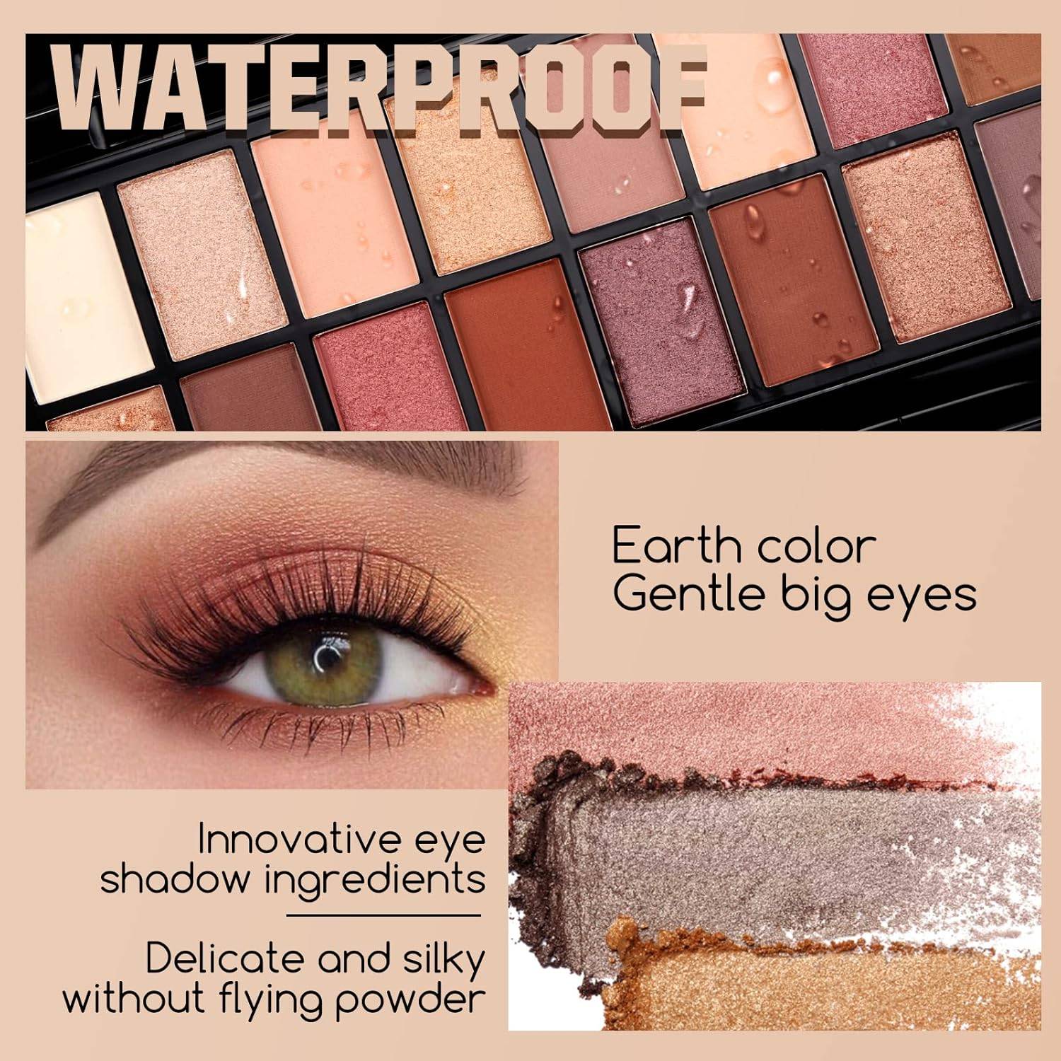 16 Colors make up Eyeshadow Palette Eye Shadow Powder - photo 4