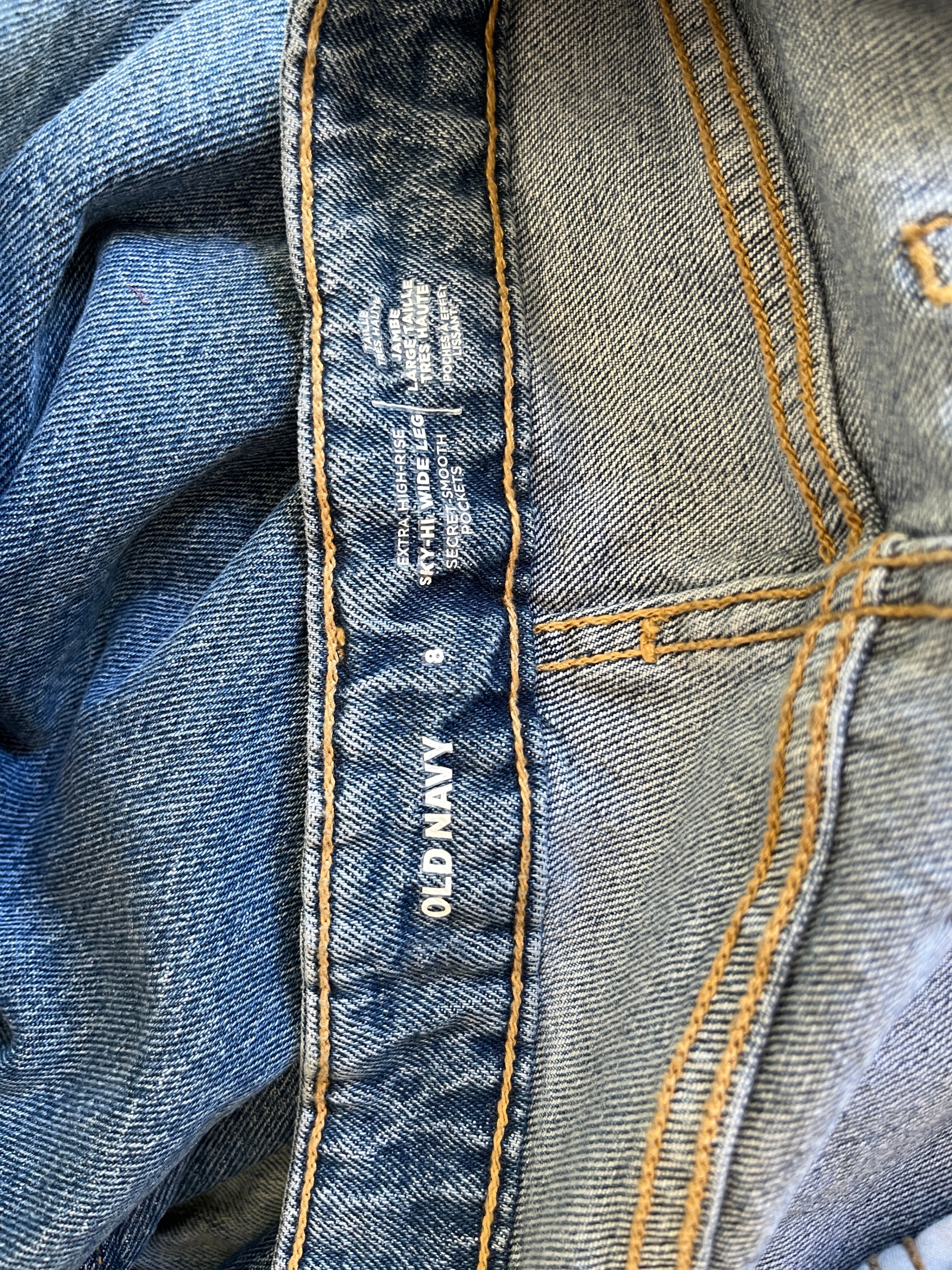 Old Navy Sky-Hi Wide Leg Jeans - photo 3