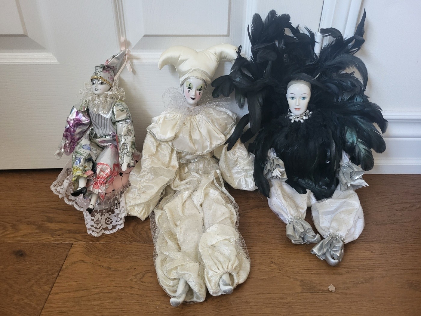 Set of Decorative Vintage-Style Dolls / Figurines