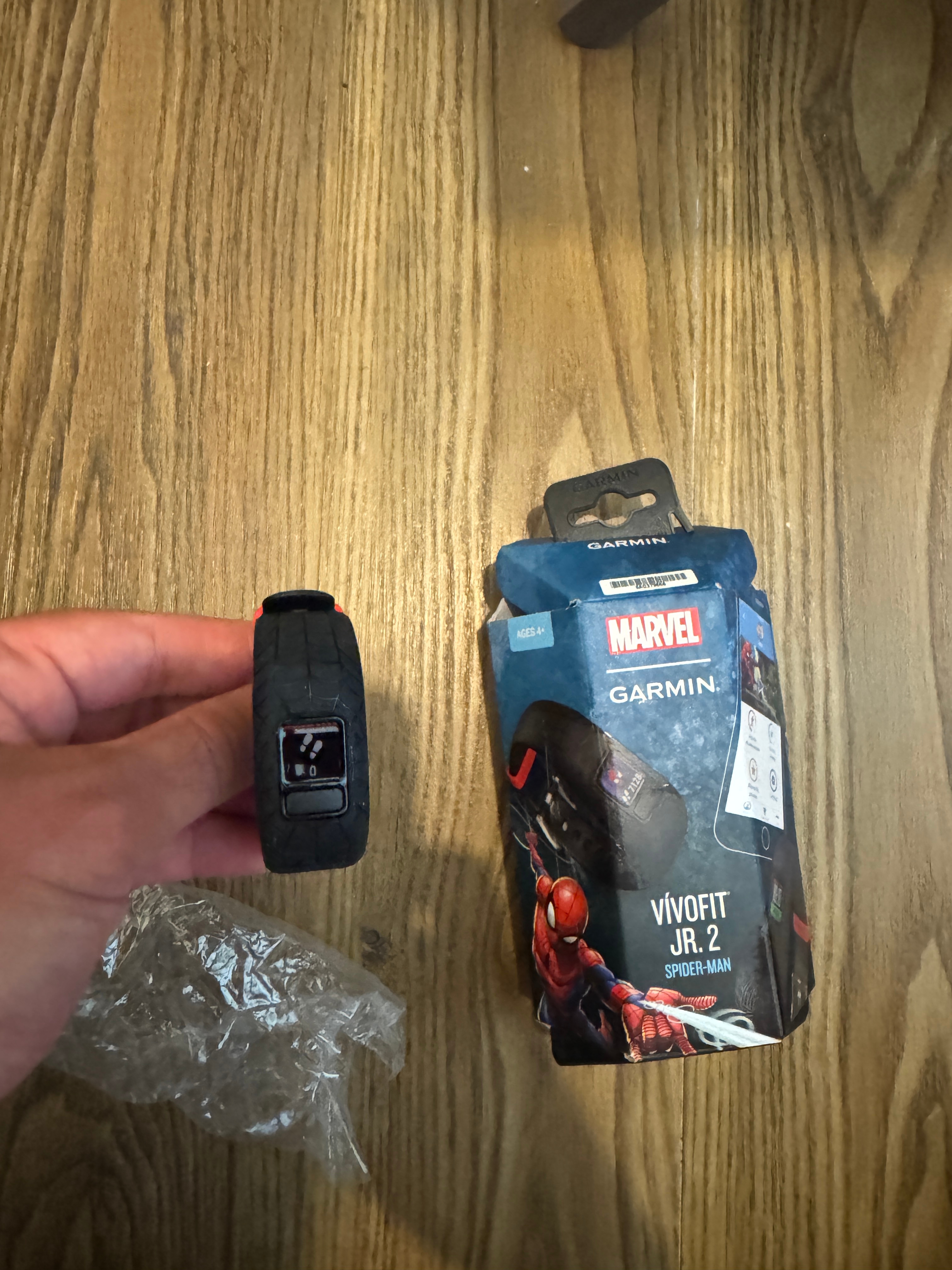 Garmin Vivofit Jr. 2 Spider-Man Activity Tracker for Kids.