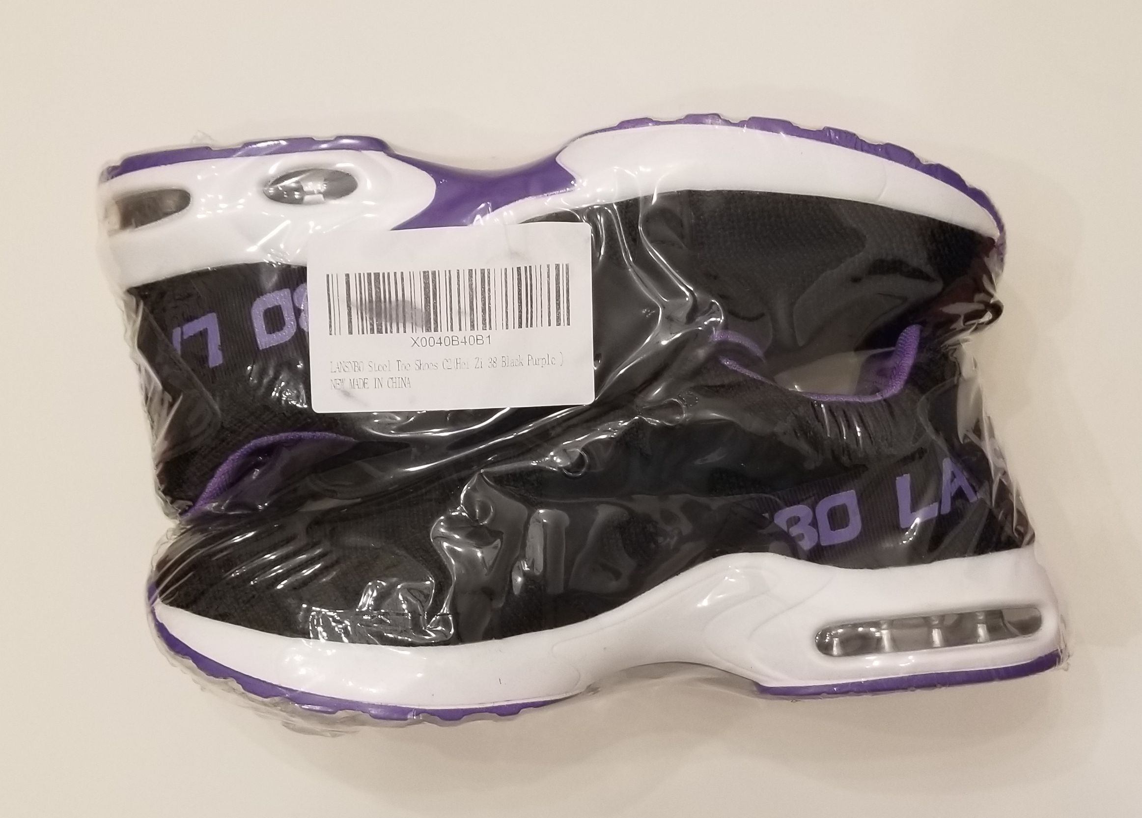Steel toe waterproof sneakers for women size 38