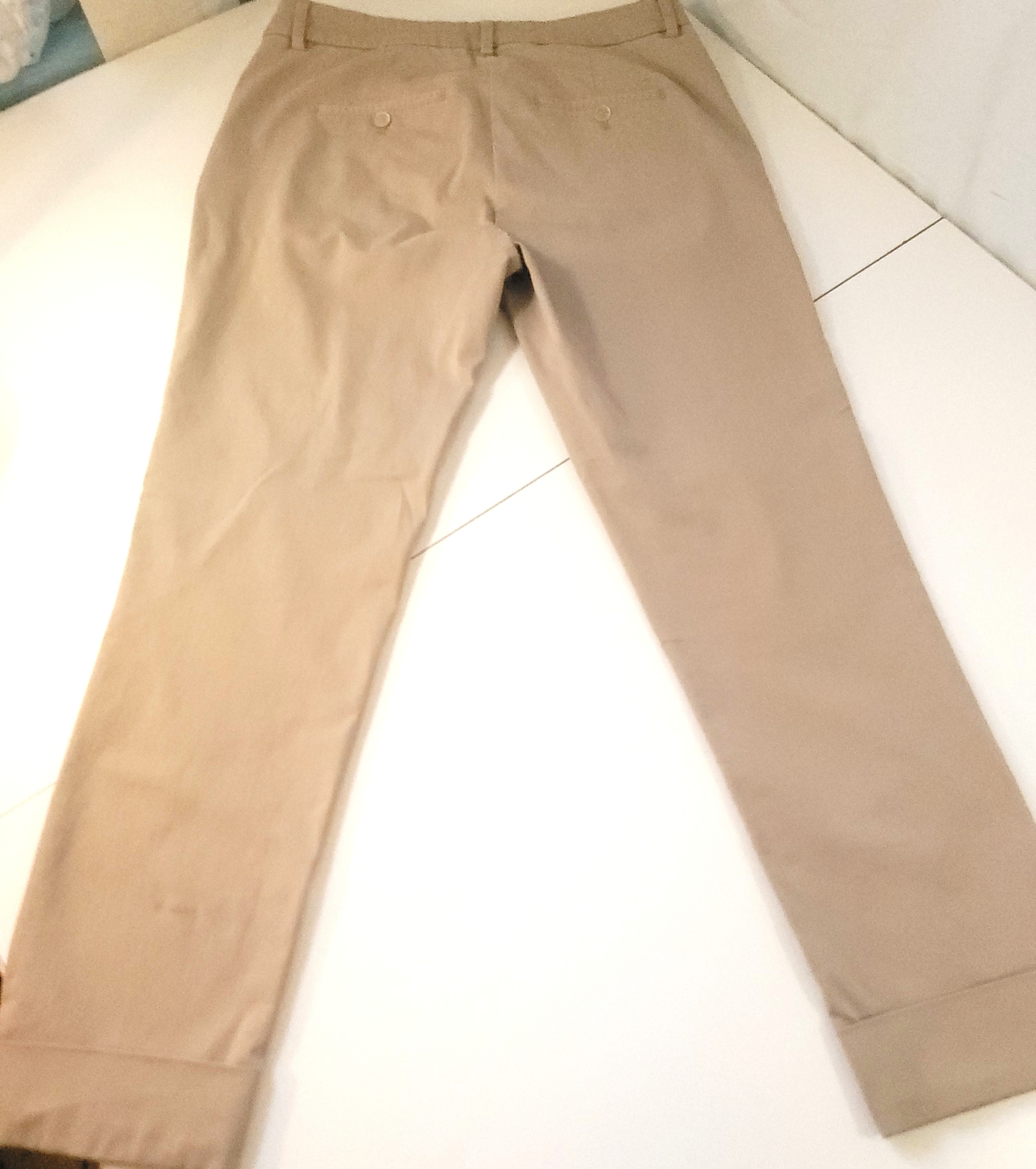 BRAX Feel Good Maron Turn Beige Tapered Chino Pants Women Sz 8 - photo 4