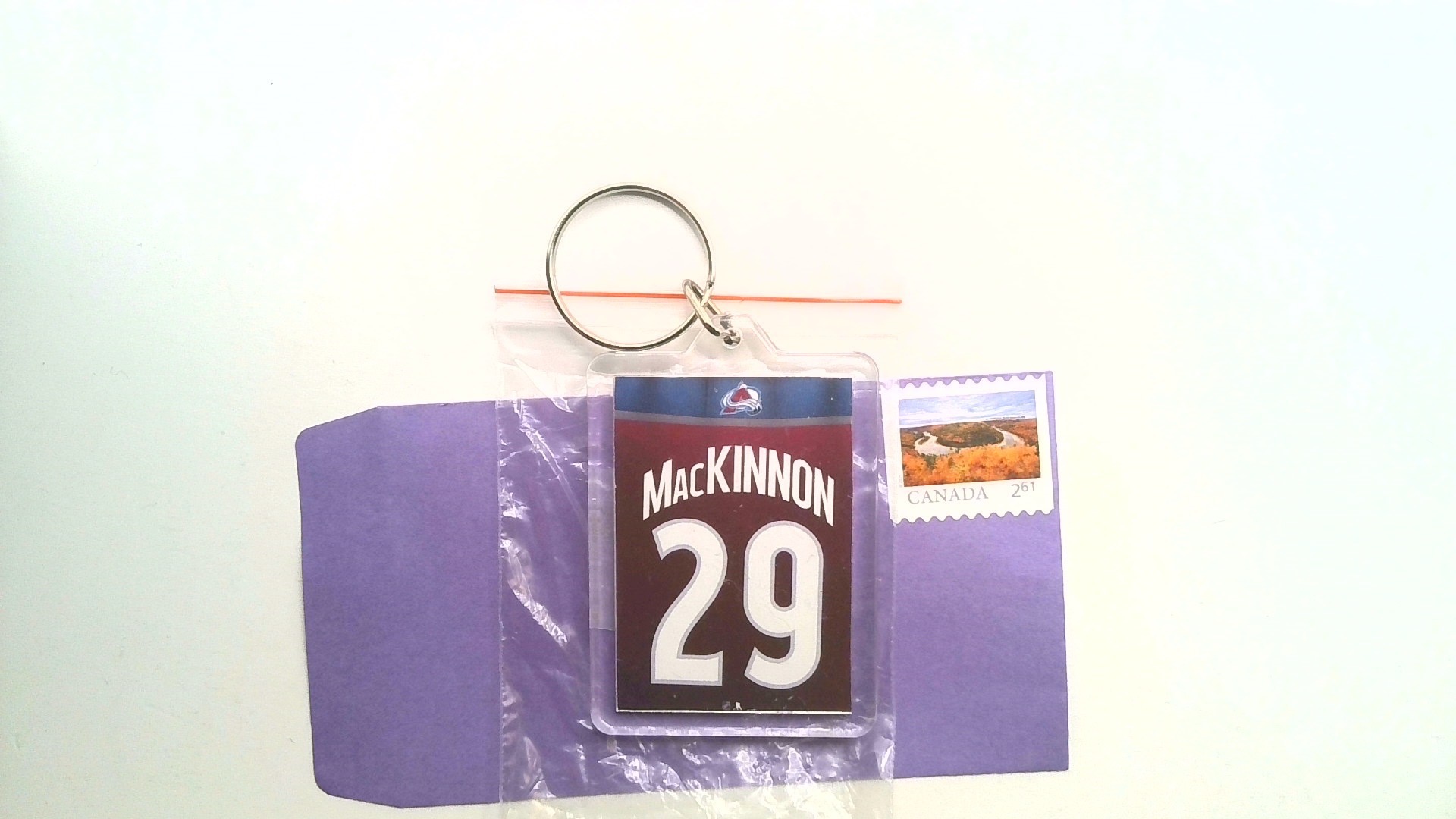 MACKINNON ( JERSEY KEY CHAIN ) FREE SHIPPING