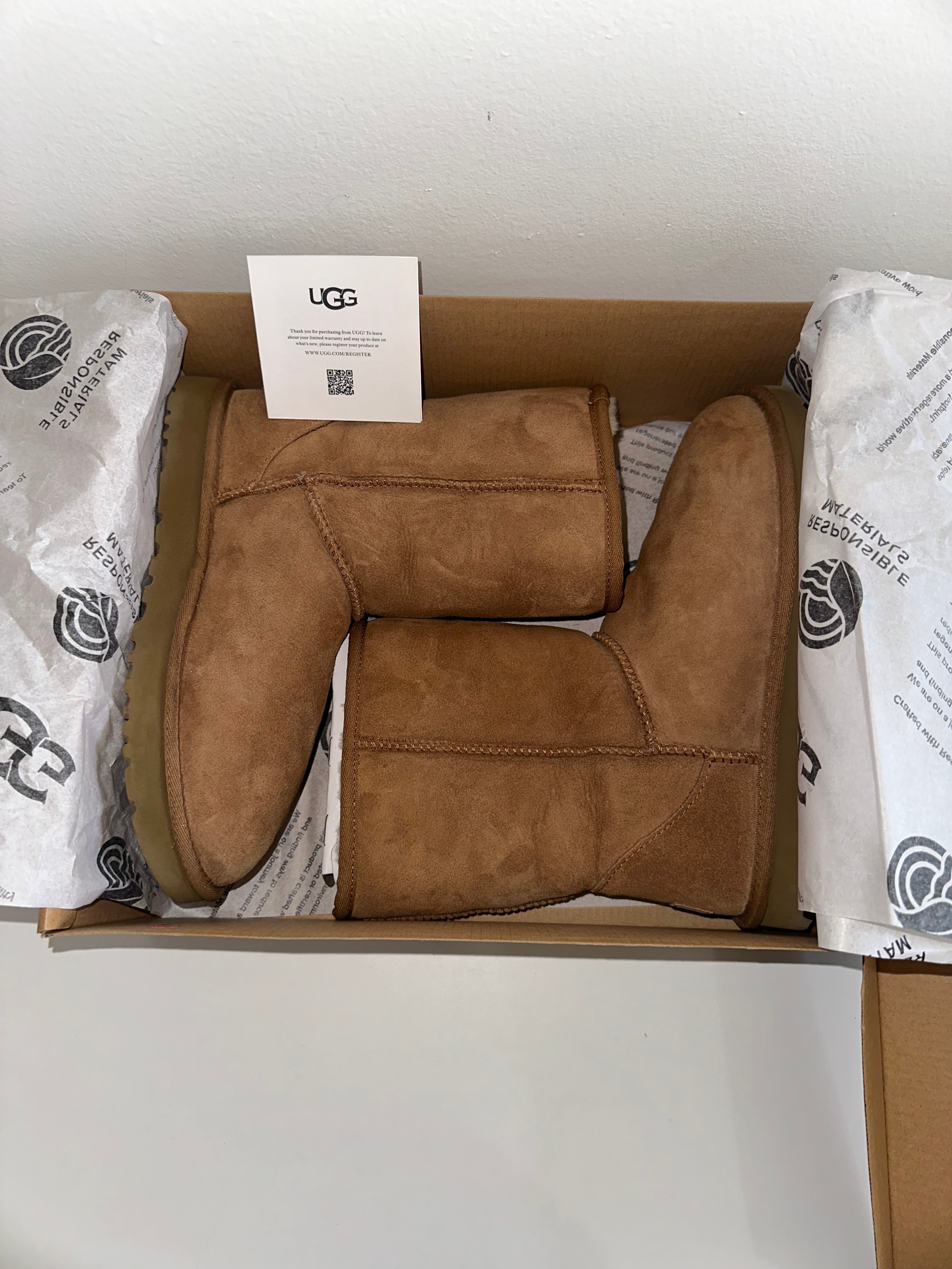 UGG Classic Short II Boot – Chestnut – Size 8 – Brand New in Box - photo 2