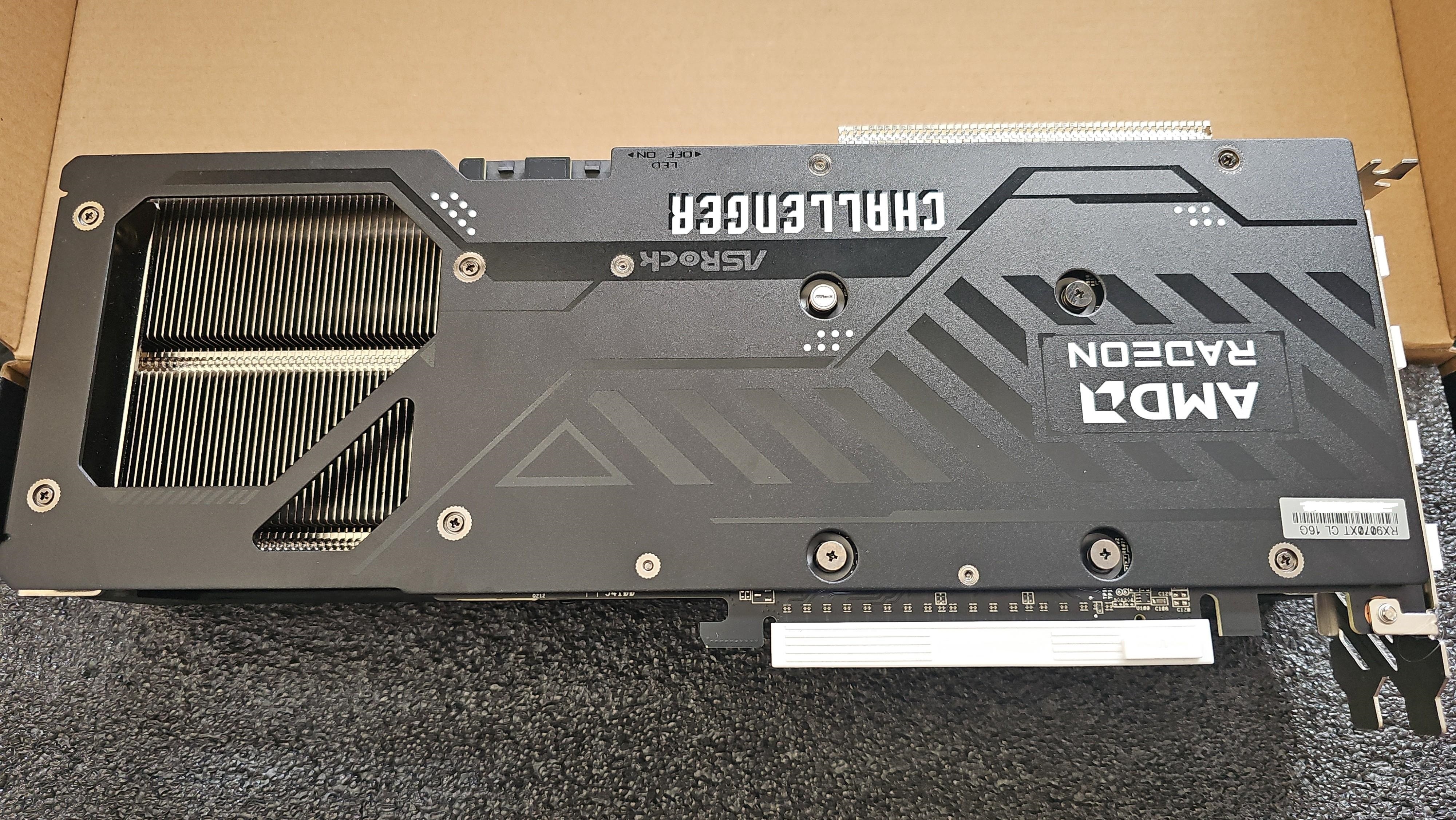 New Openbox Asrock AMD Radeon RX 9070 XT 16GB GPU - Cash only - photo 2