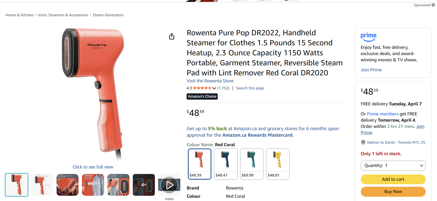 Portable Steamer for clothes - photo 3