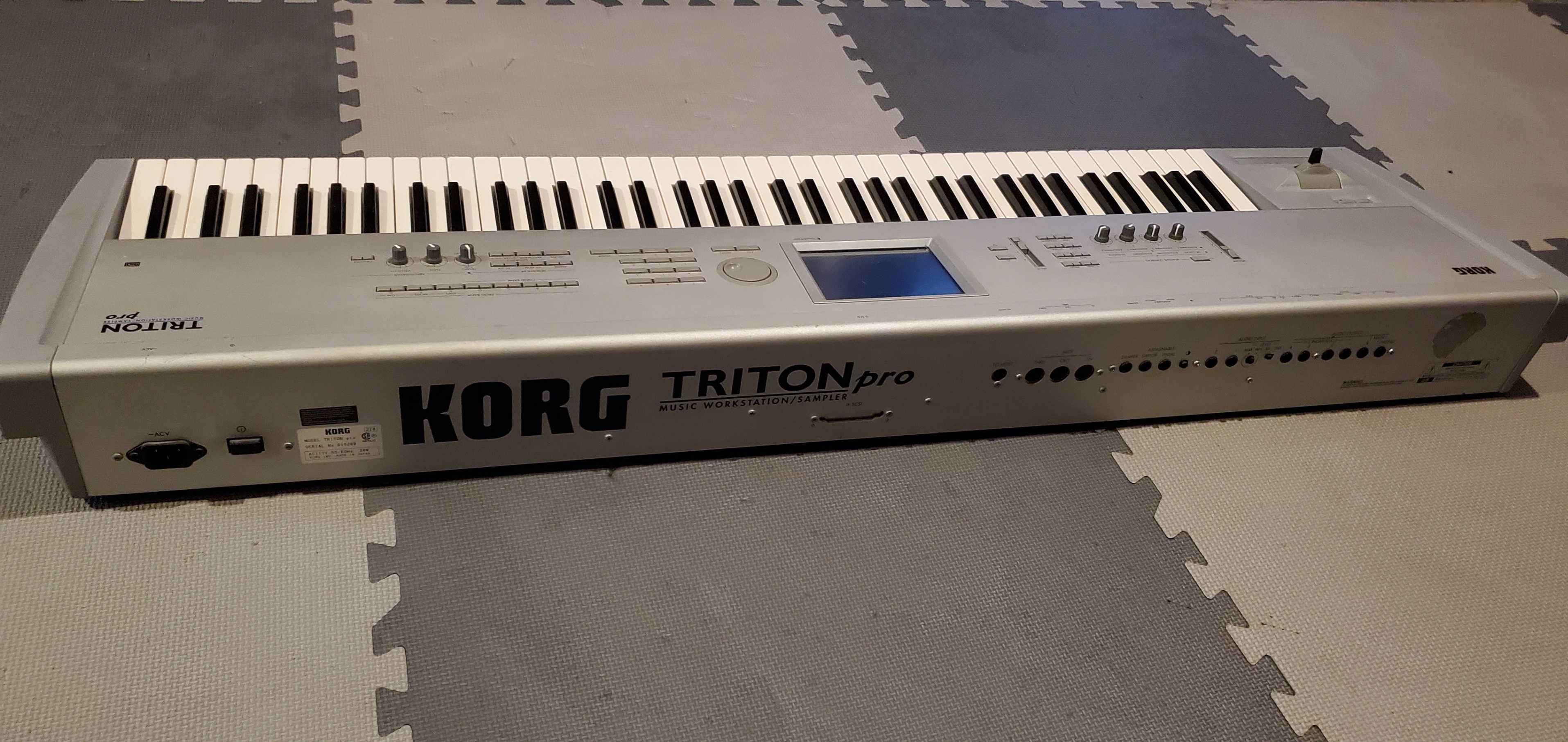 Korg Triton Pro (61-key) w/ audio/midi interfaces, cables & PC - photo 2