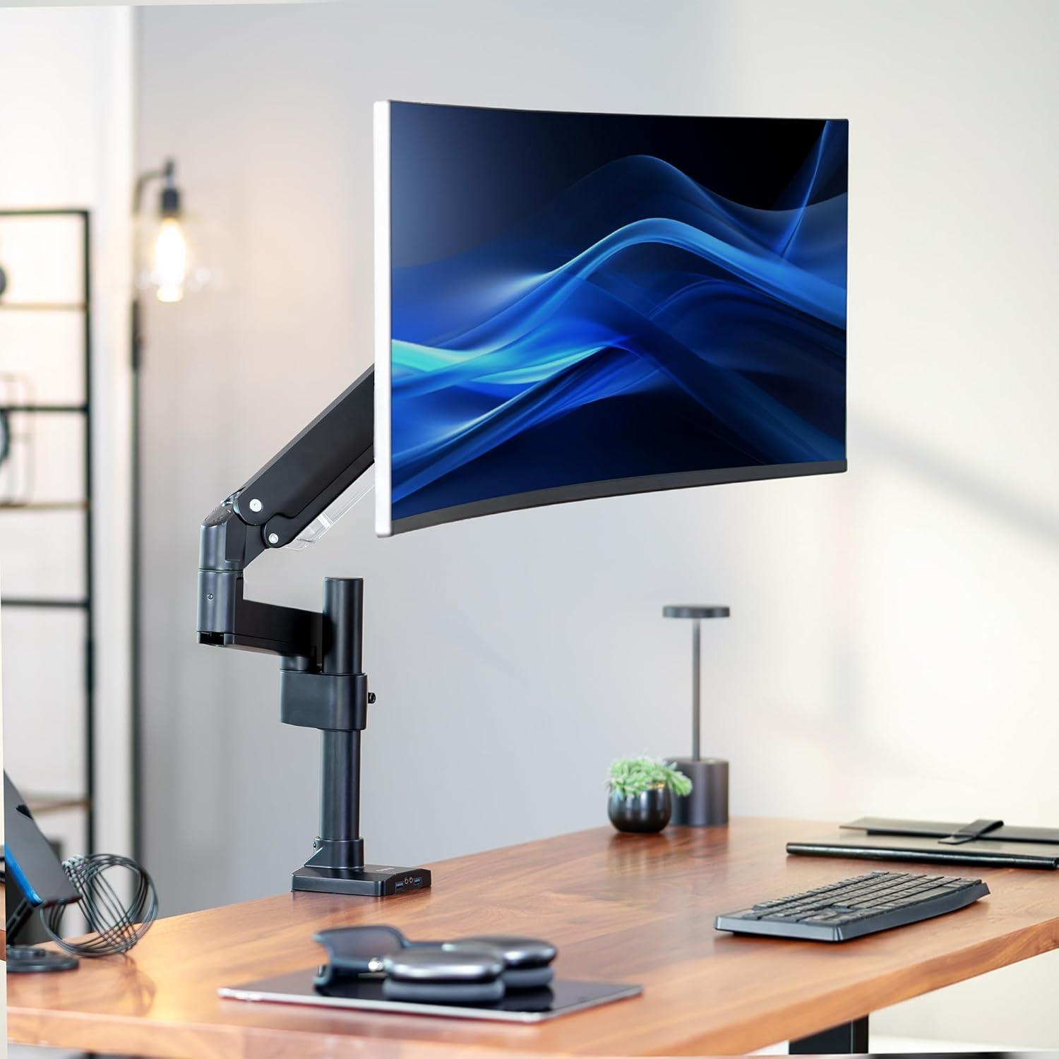 New VIVO Premium Aluminum Monitor Arm Ultrawide Monitor - photo 5