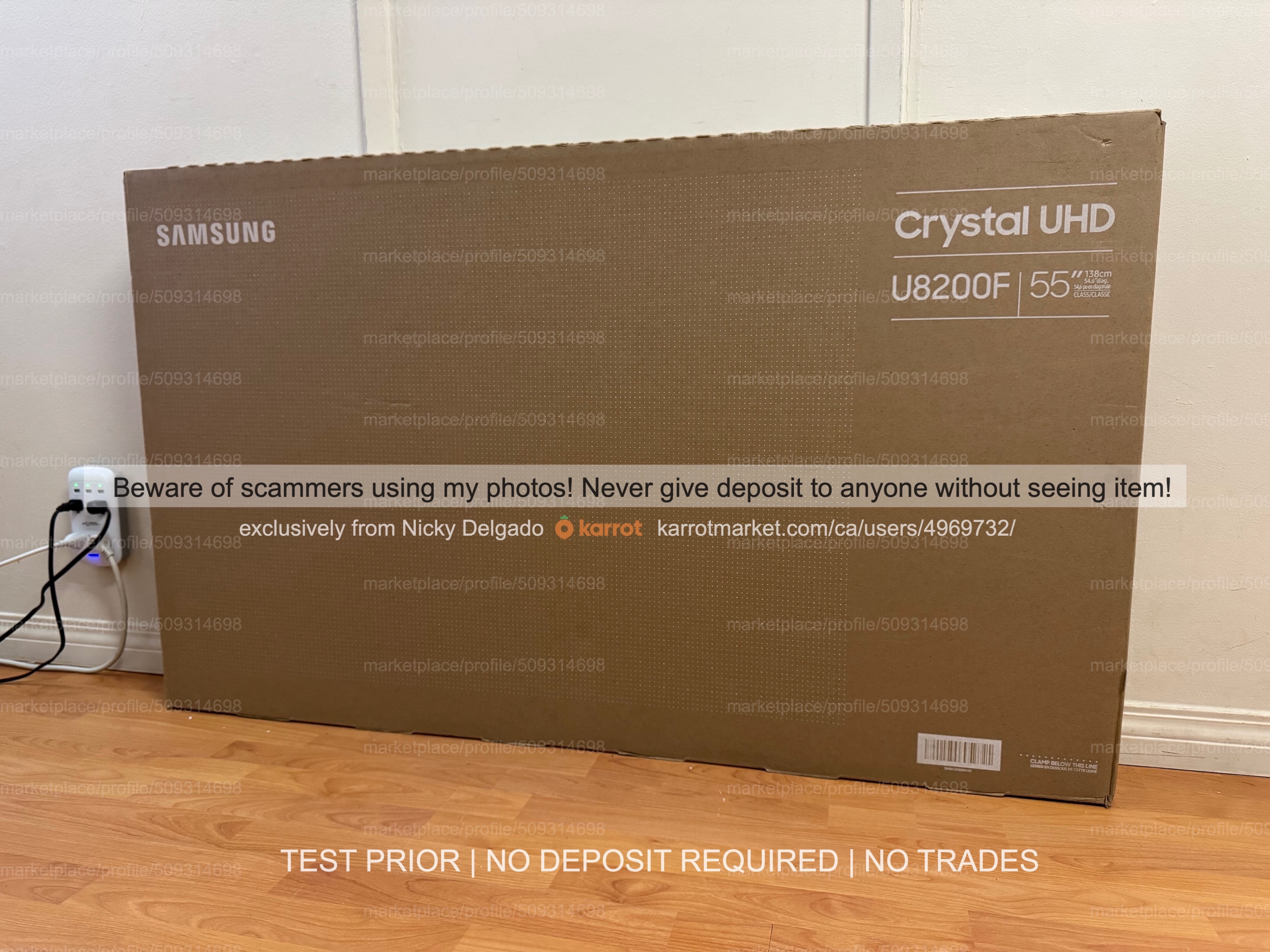 Samsung 55" UN55U8200F 4K HDR Smart TV - 2025 - Can Deliver