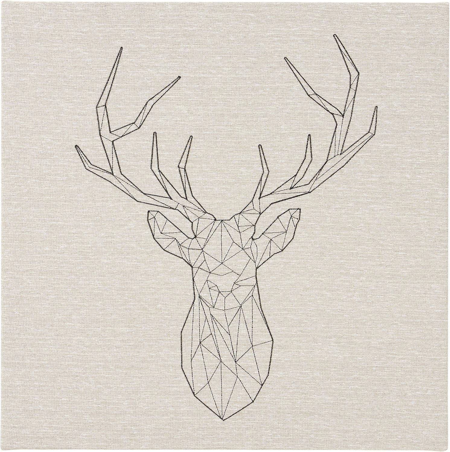 IKEA PJÄTTERYD Picture 56 x 56 cm black deer wall art - photo 2