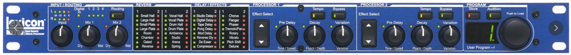 Lexicon MX200 Dual Reverb / Effects Processor - Great Condition - photo 3