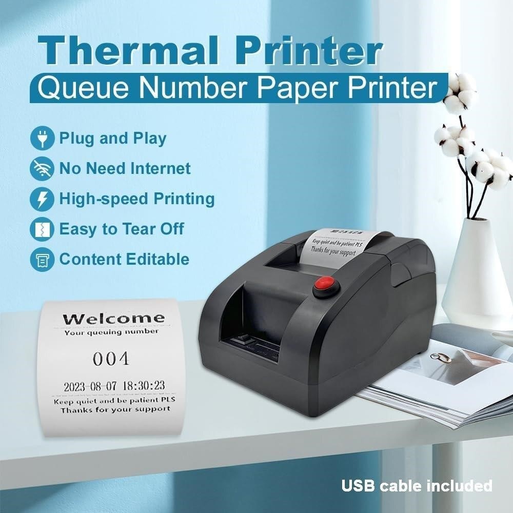 Thermal Queue Number Paper Printer - photo 4