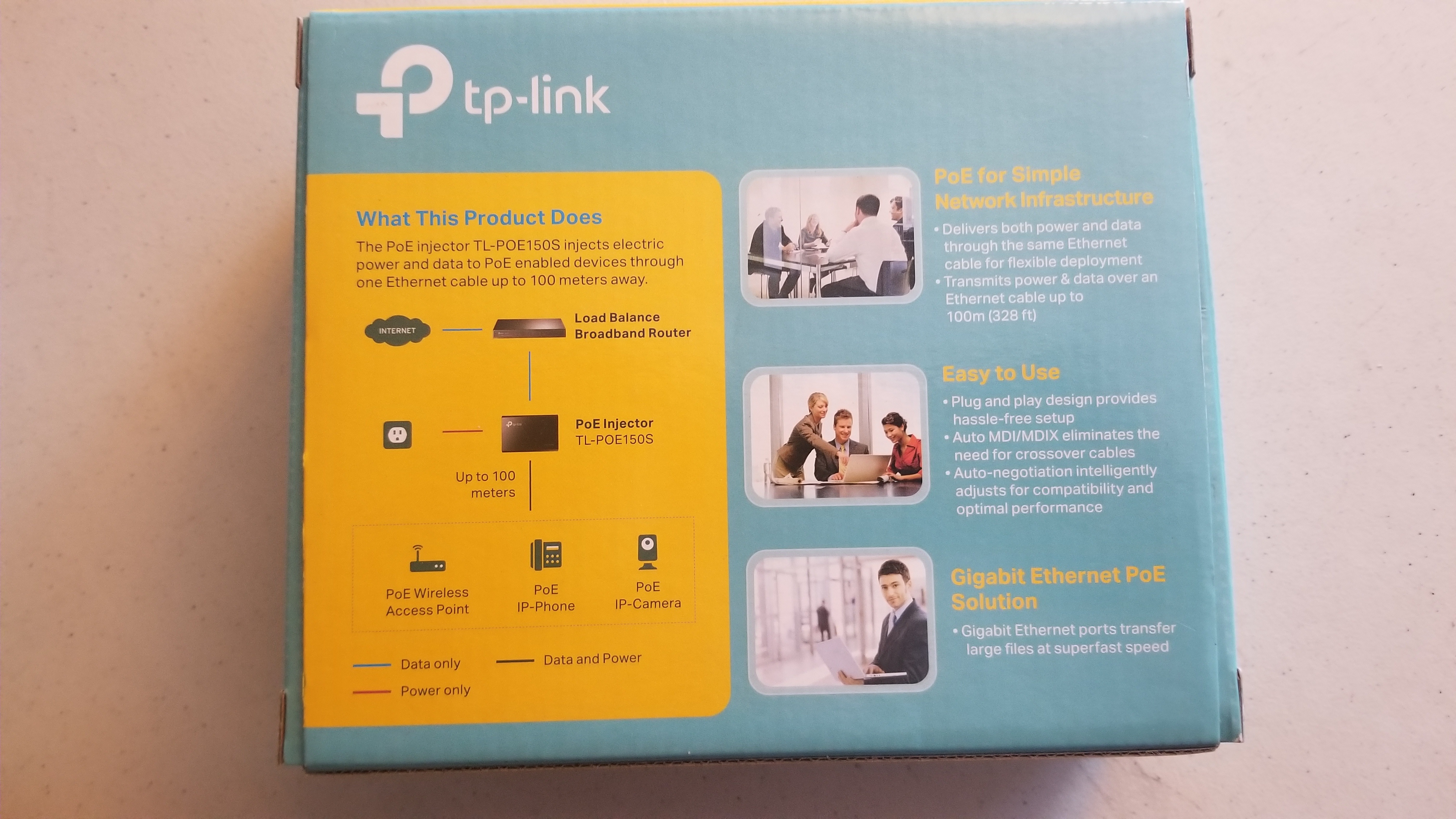 TP-Link Gigabit PoE Injector TL-POE150S - photo 2