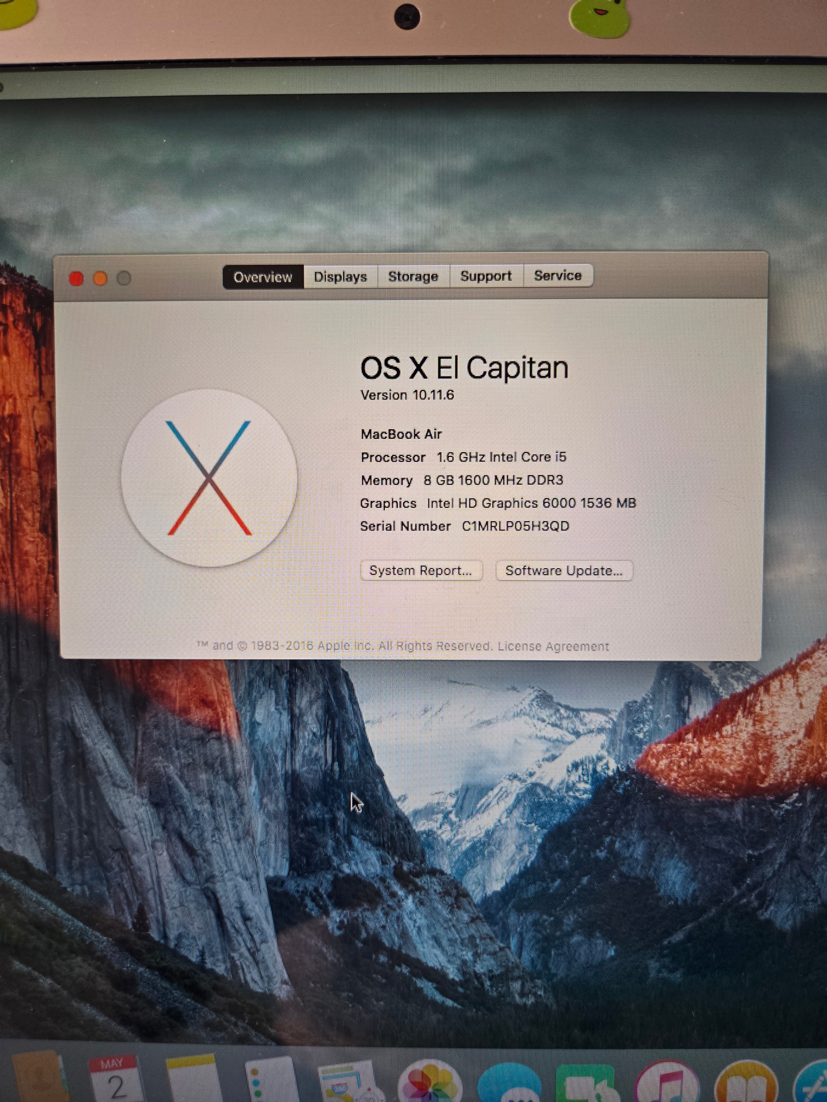 Apple MacBook Air 13” – $150