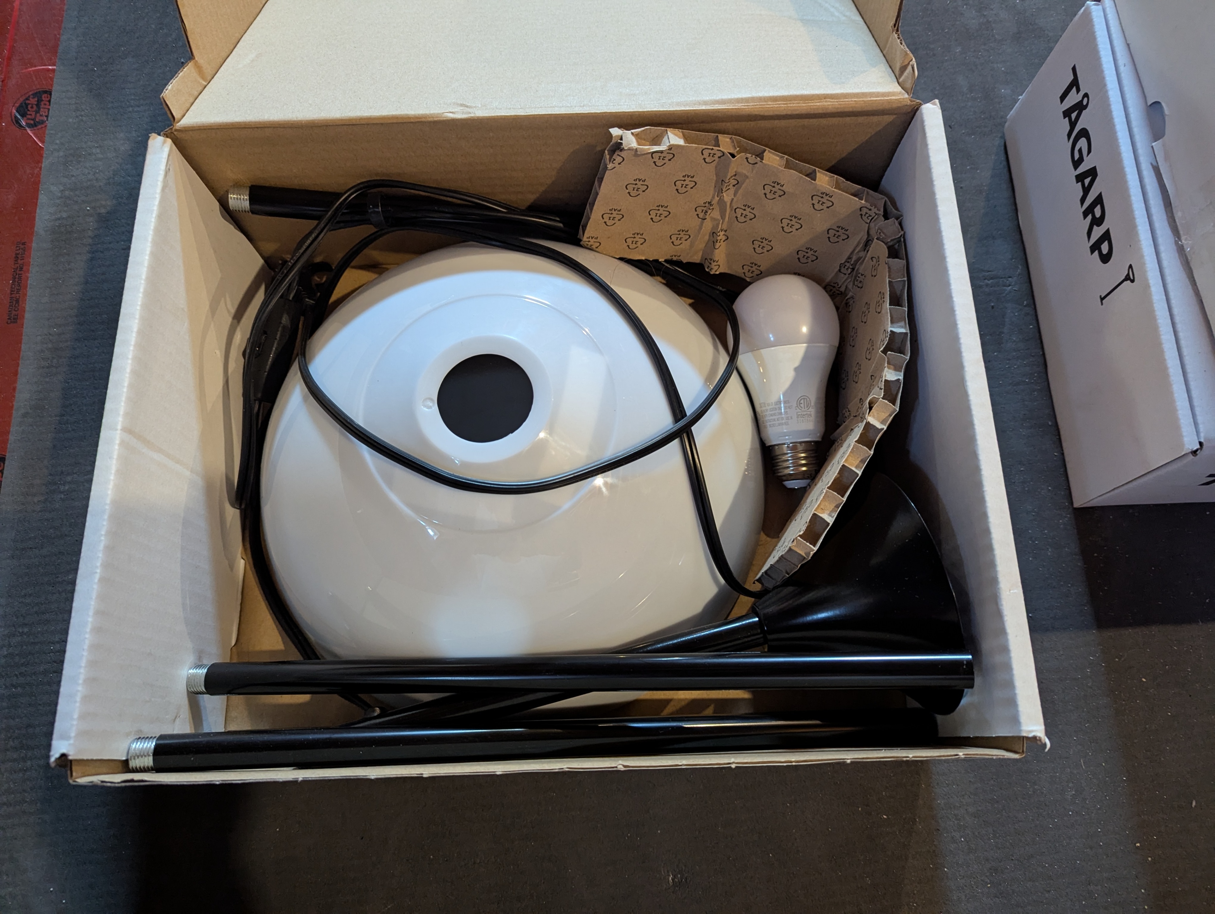 IKEA Floor uplighter - TÅGARP , white - photo 4