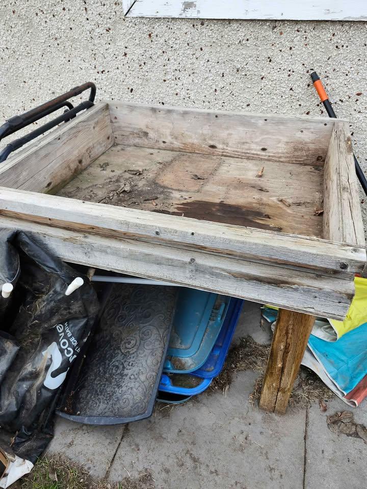 Raised Wooden Planter