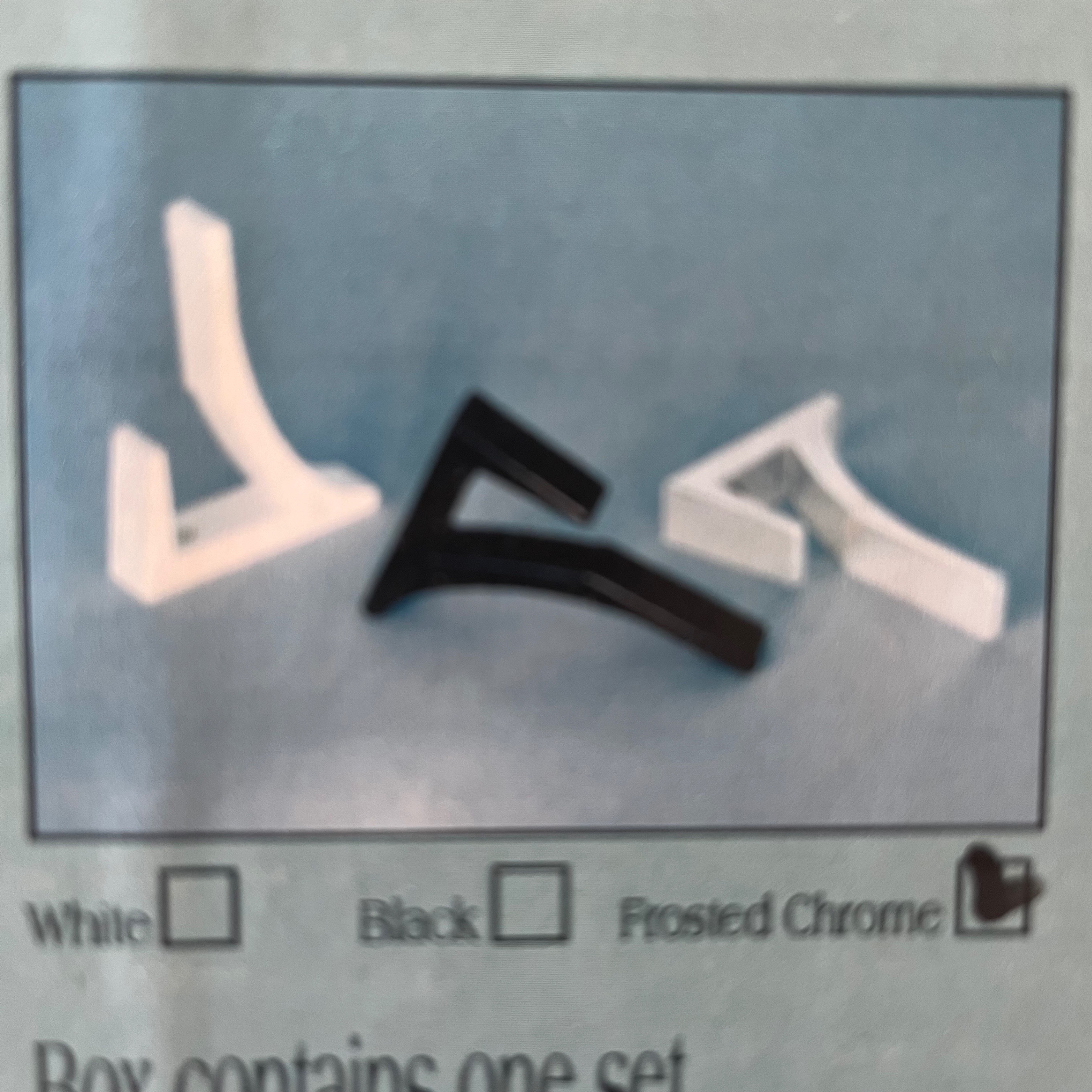Modern Floating Glass Shelf Kit - photo 3