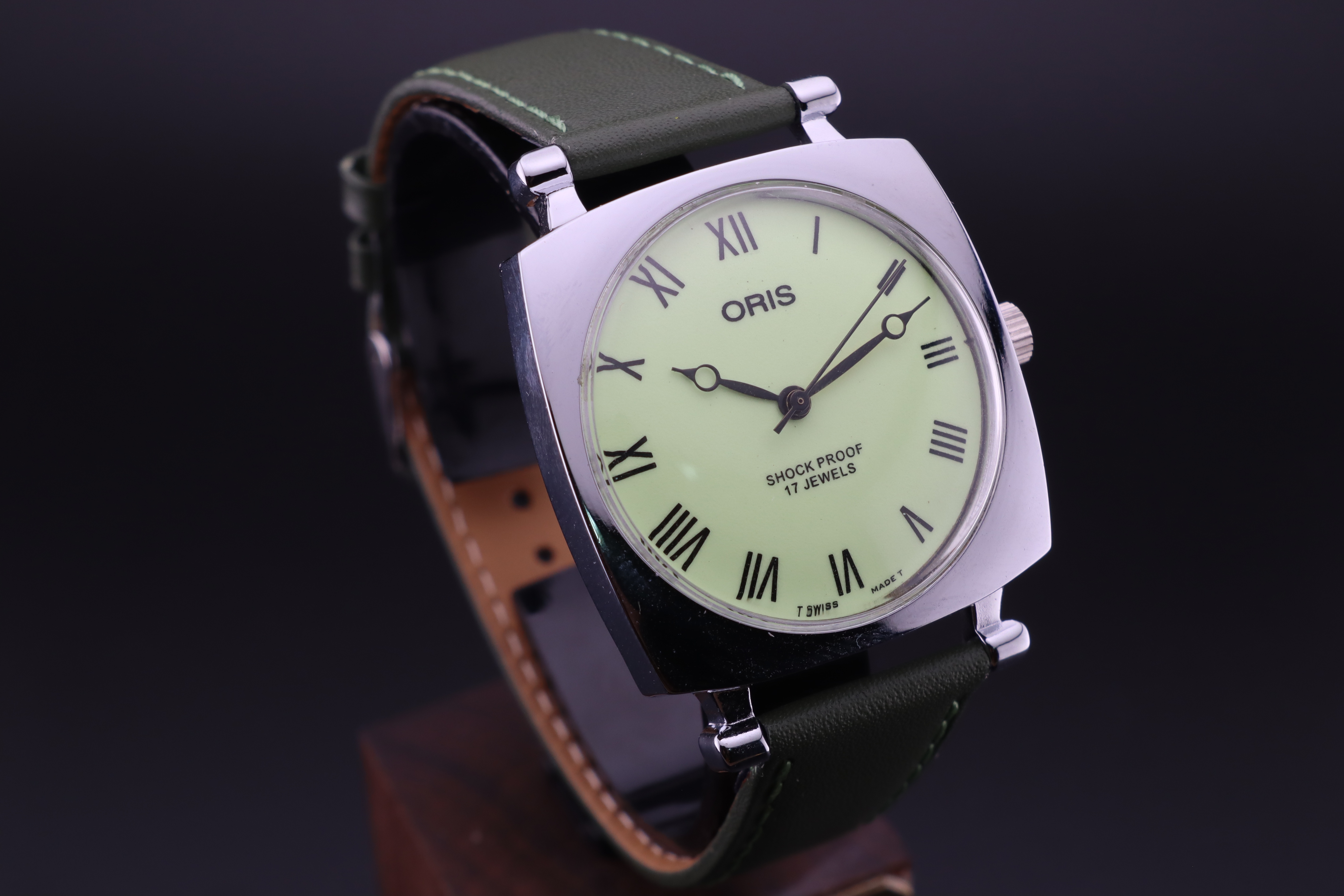 Vintage Oris Swiss ST-96 Hand Wind Mechanical Men's Watch