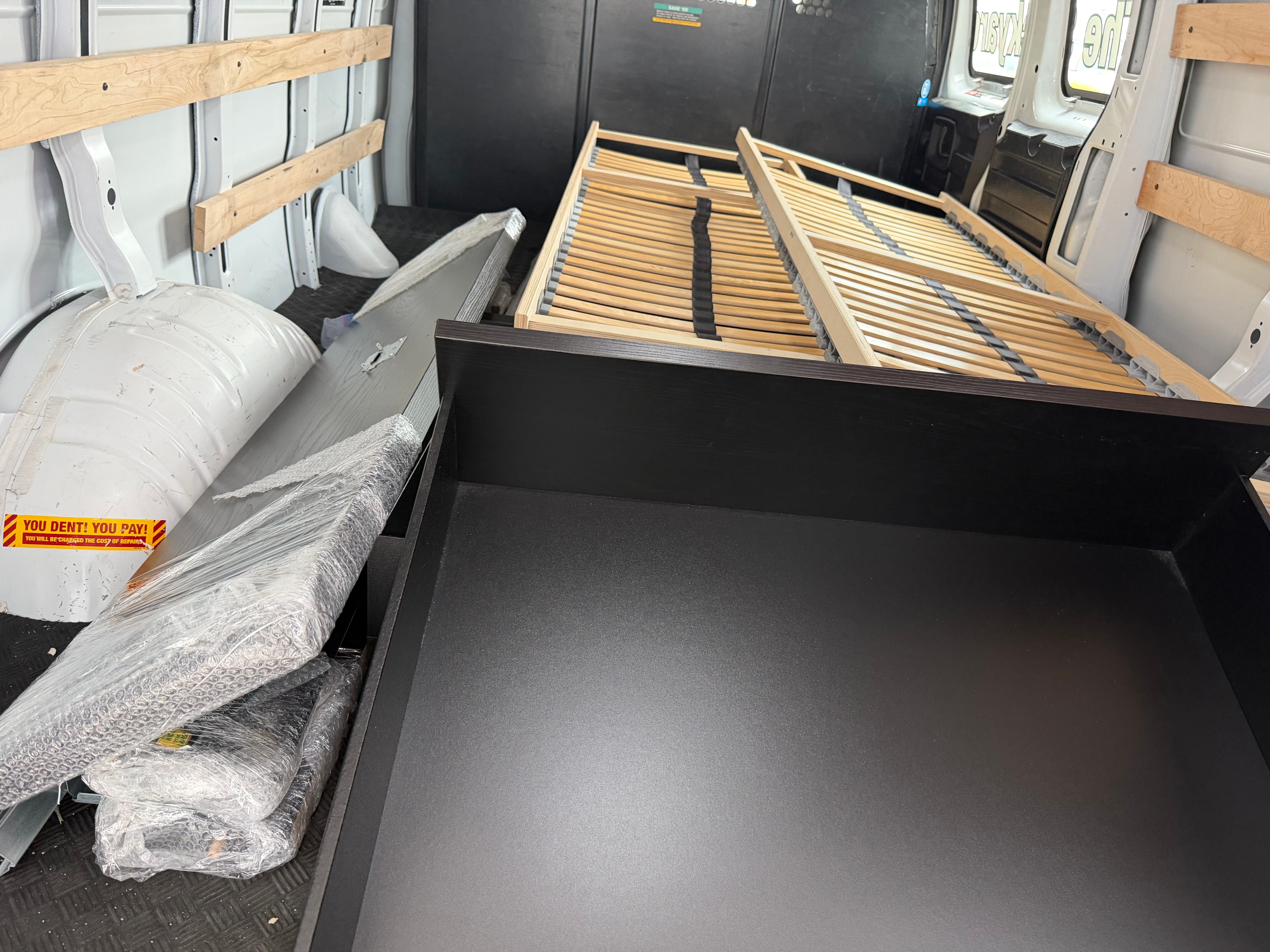 IKEA MALM Bed Frame with 4 Drawers - FREE DELIVERY - photo 2