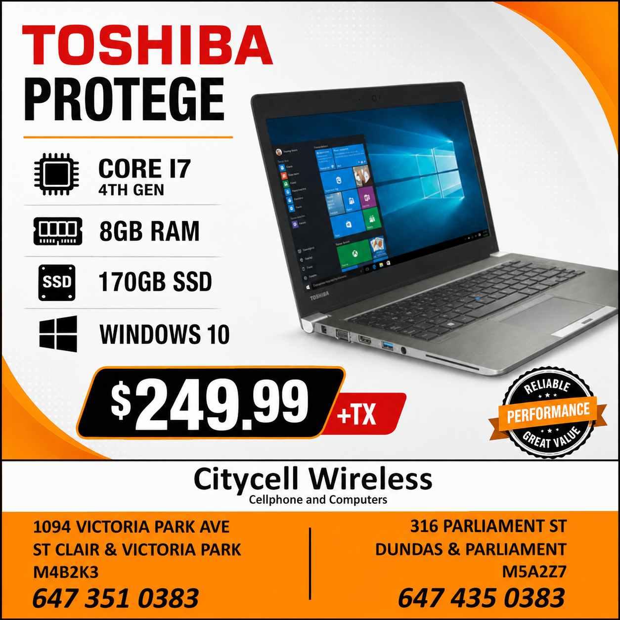 TOSHIBA PROTEGE