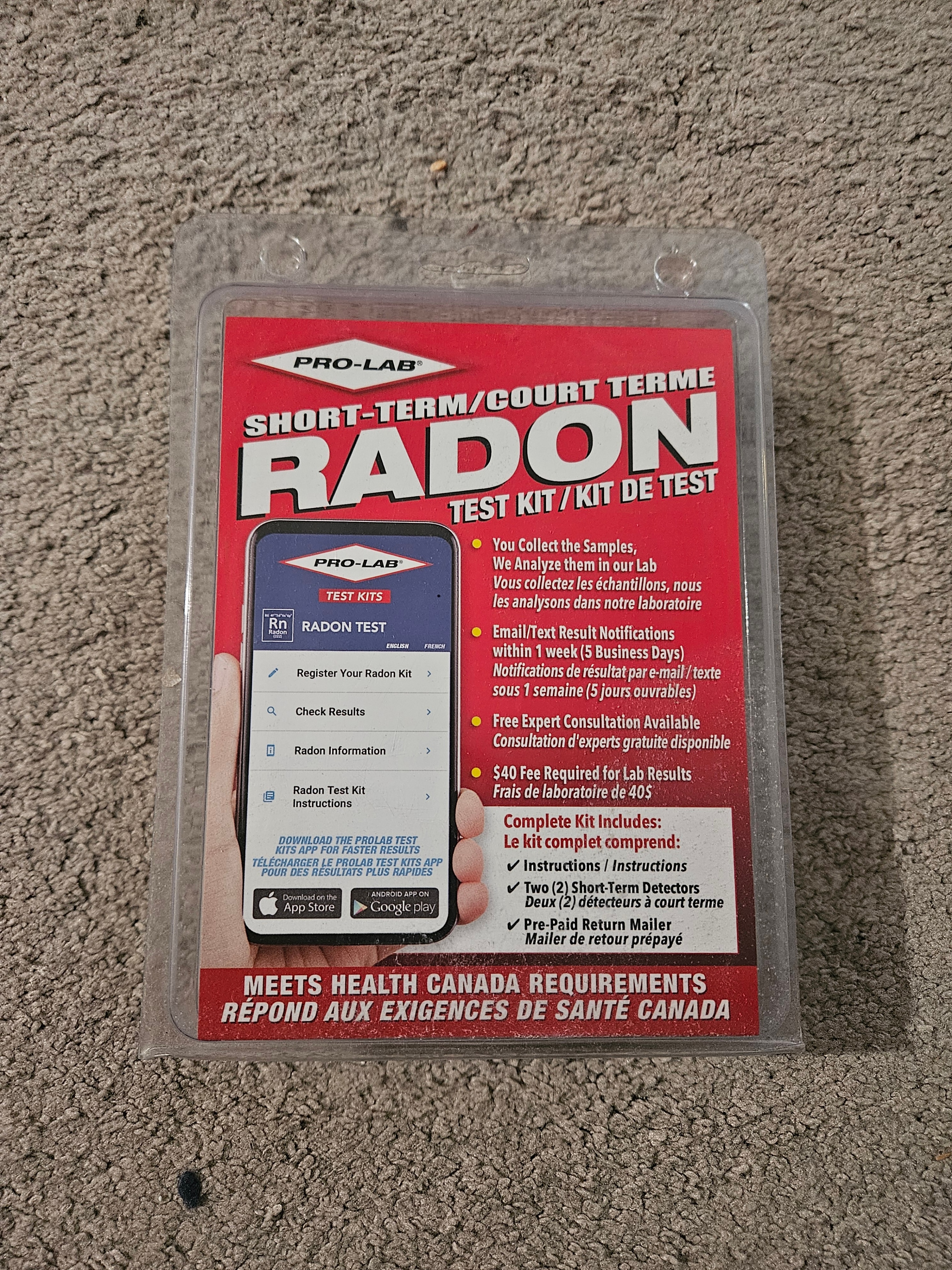 Pro-Lab Lead in Water Home Safety Test Kit (New)
