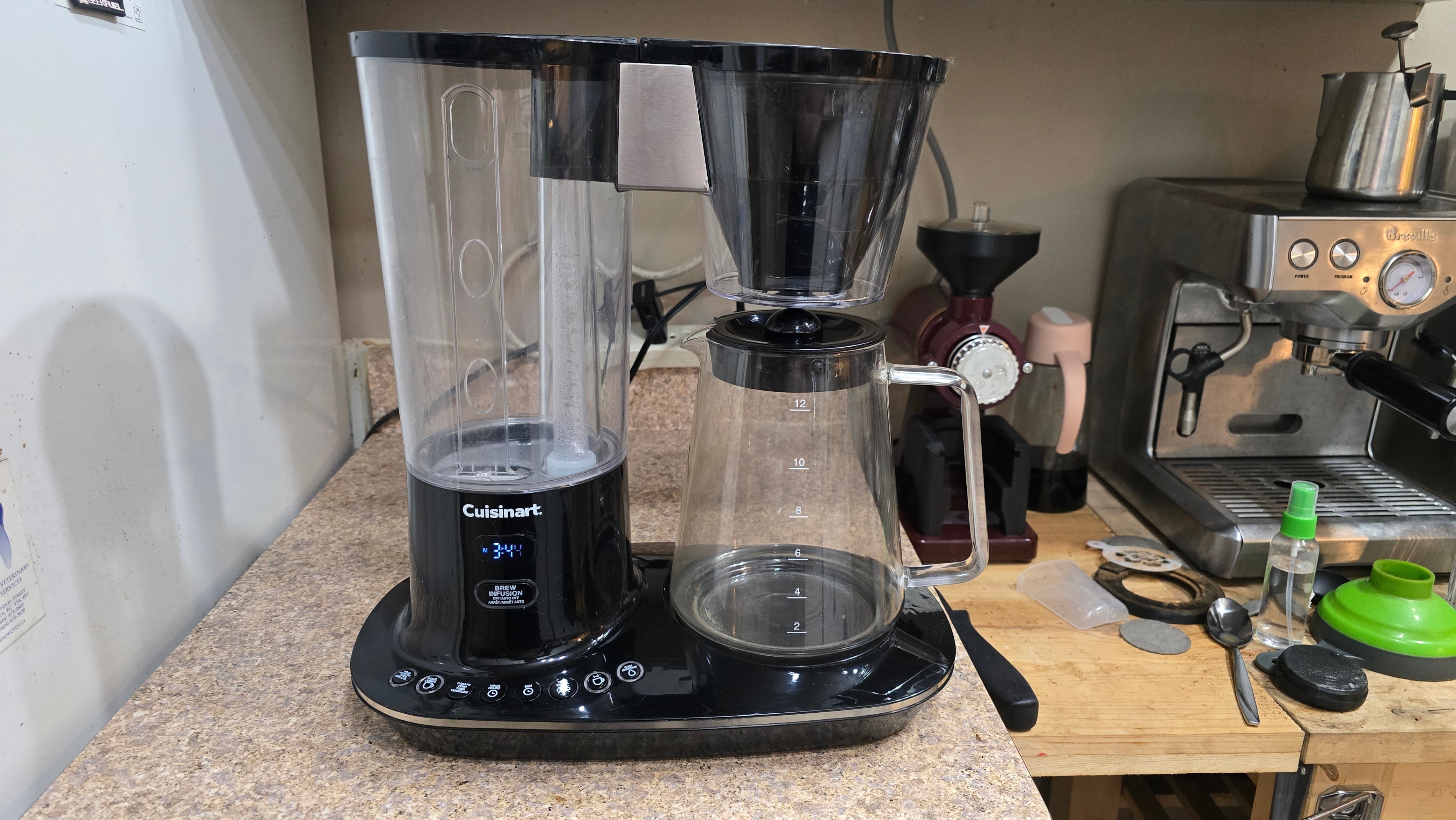 Cuisinart 12-Cup Programmable Coffee Maker with Reusable Filter