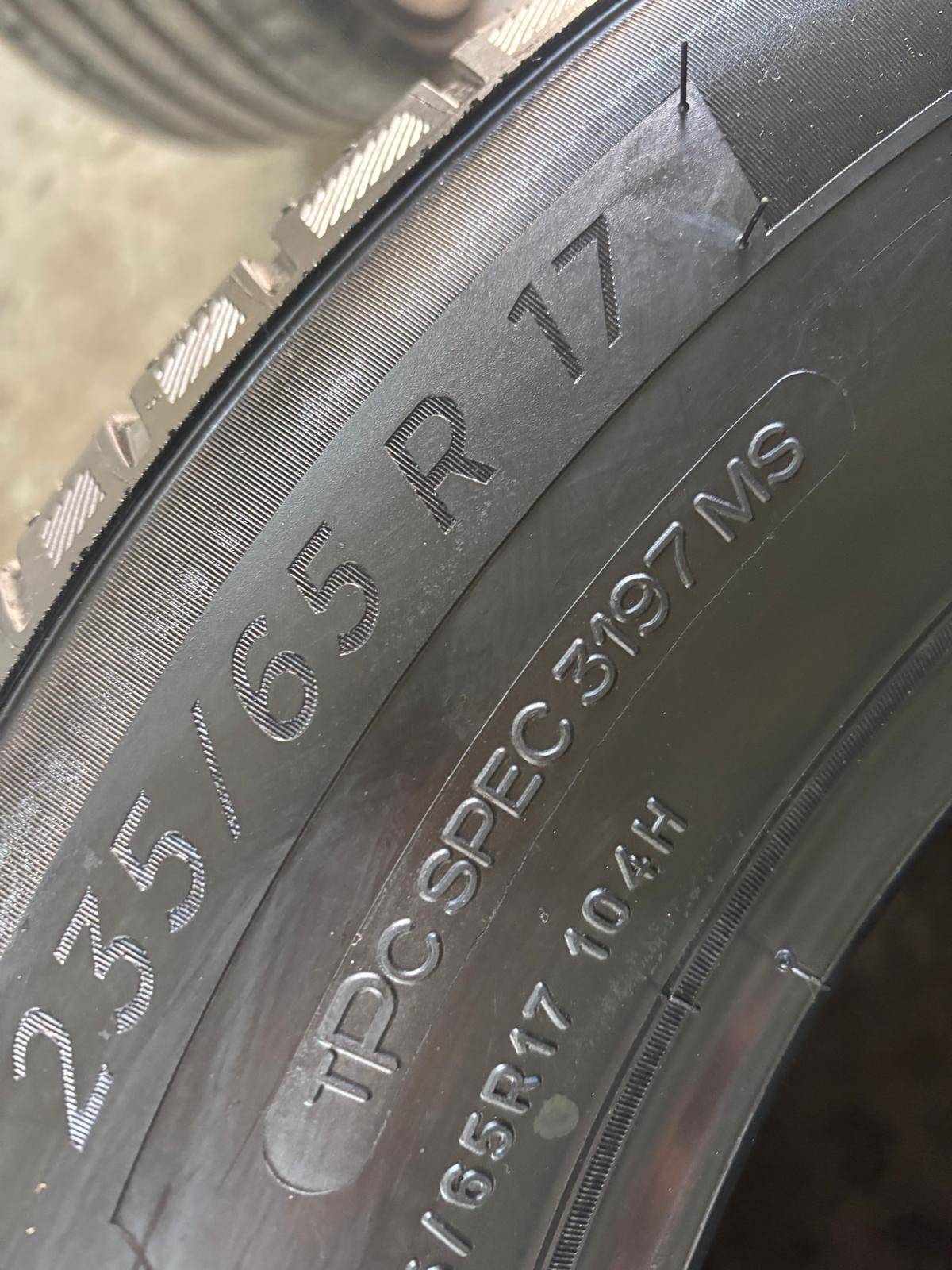 NEW 235/65/R17 Michelin A/S–CRV/SantaFe/Odyssey/Sorento/XC60/ - photo 3